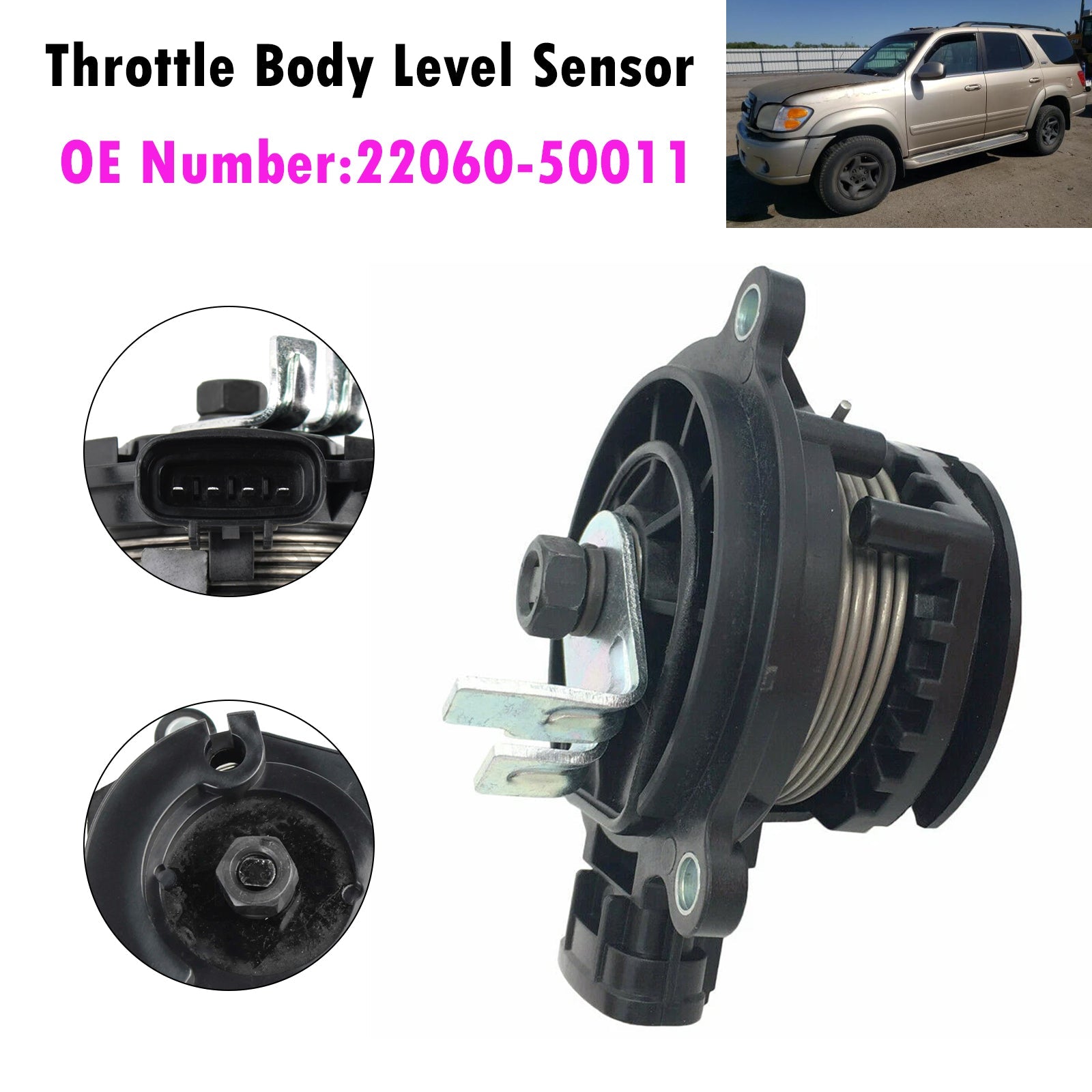 2000-2002 For Toyota Tundra SR5 Extended Cab Pickup 4-Door 4.7L Throttle Body Level Sensor 22060-50011