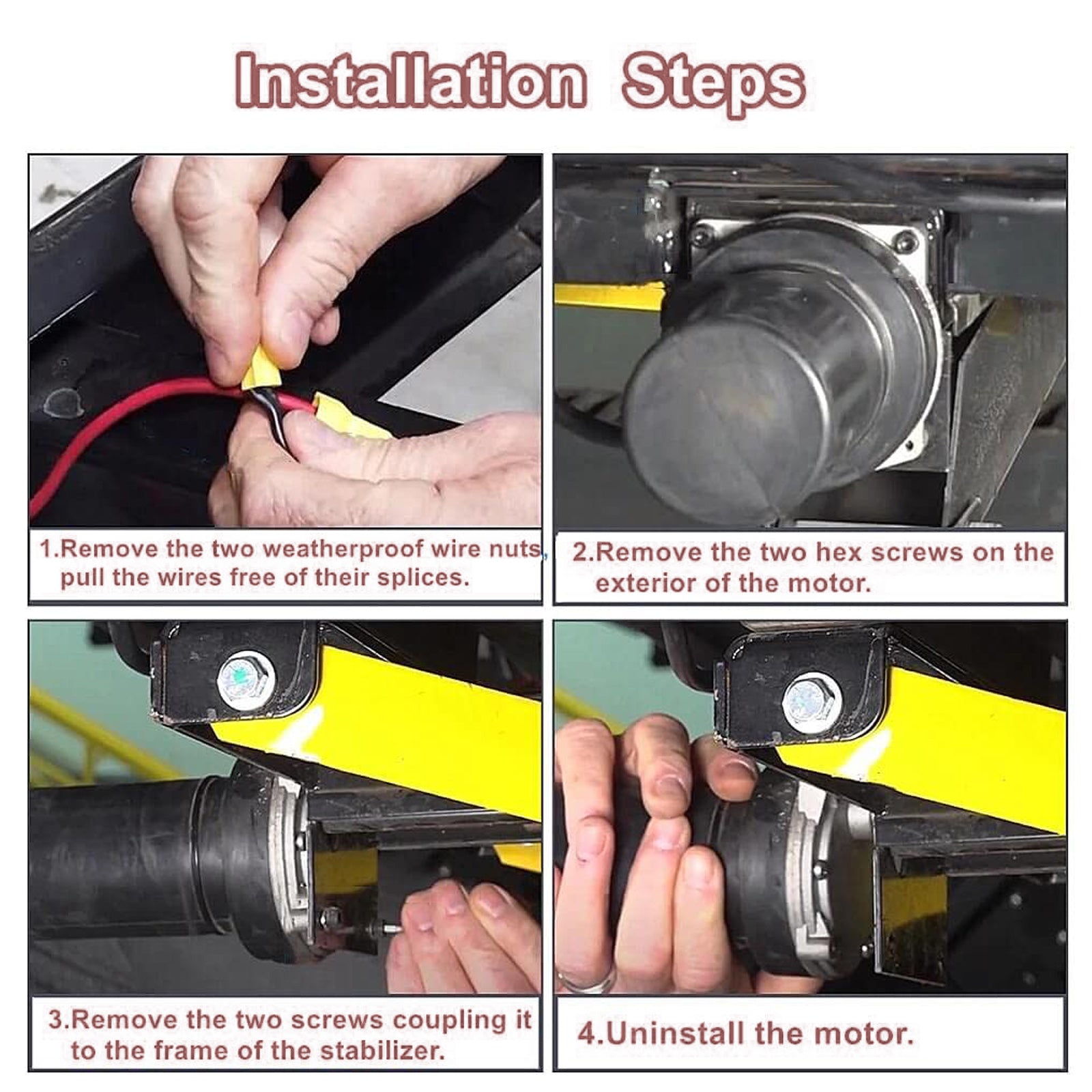 352338 Rear Electric Stabilizer Motor For Stabilizer Jacks 337199 298707 369774