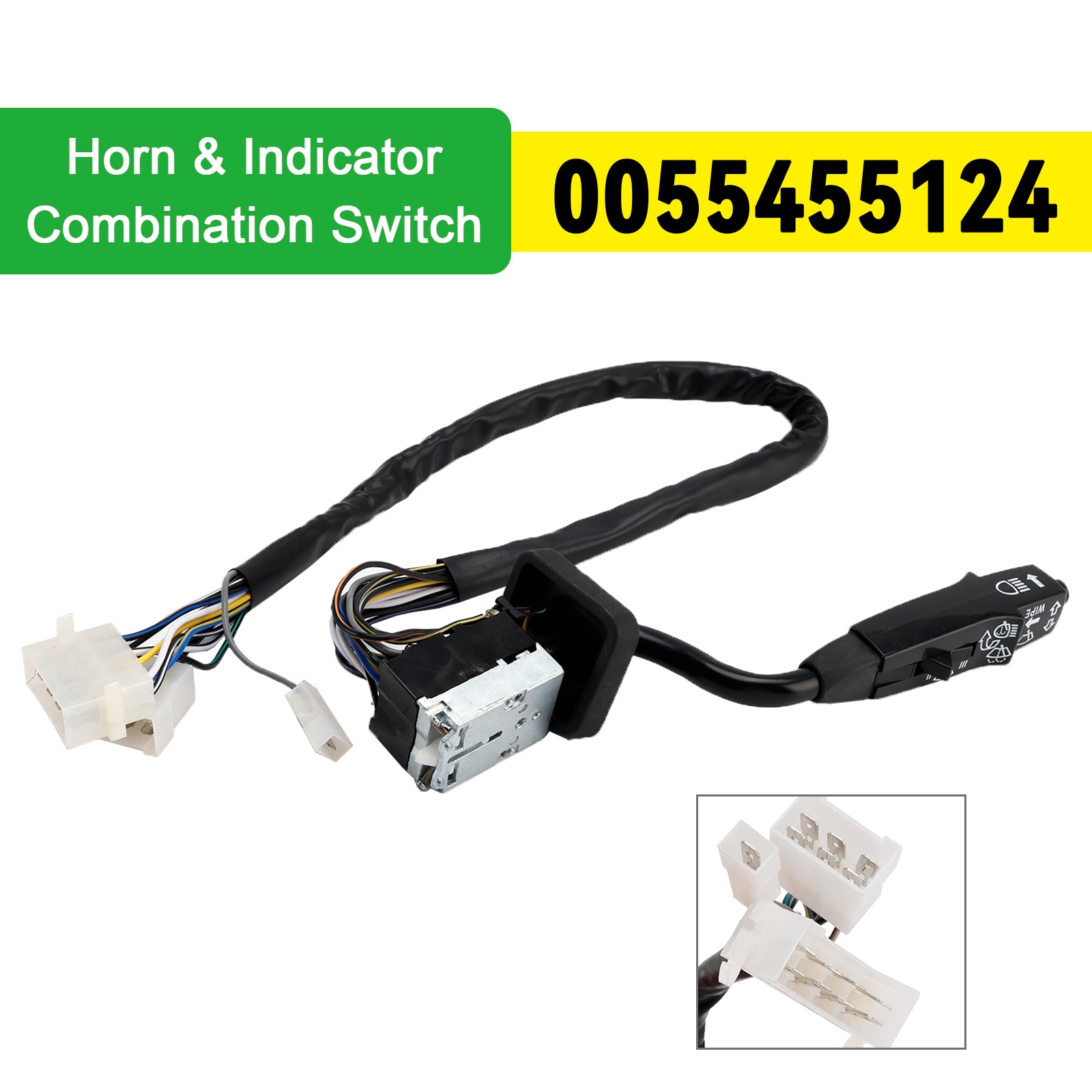 Horn & Indicator Combination Switch 0055455124 for Mercedes-Benz NG Truck