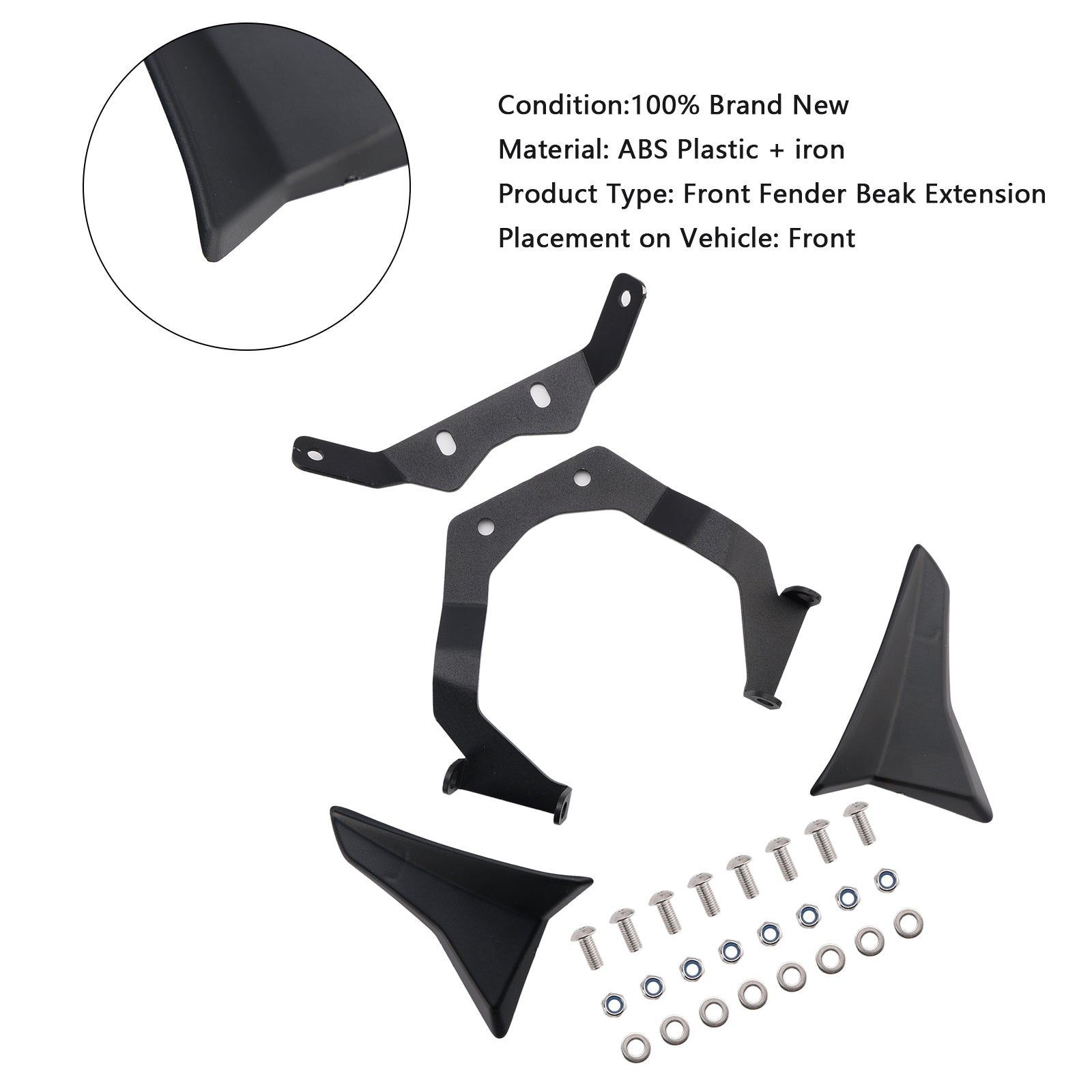 Front Beak Extension Nose Lower Wing For Honda CB750 Hornet 2023-2024