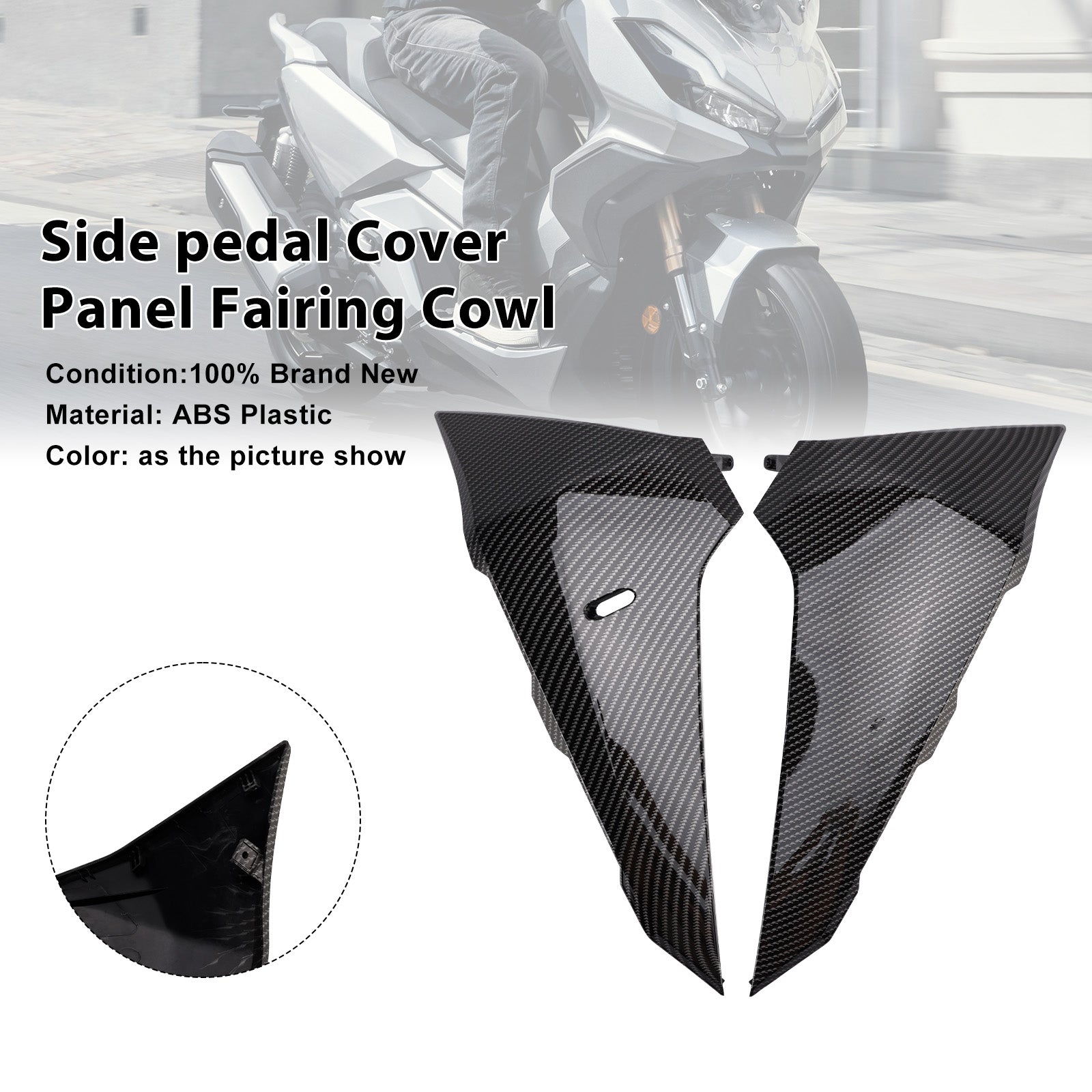2022-2025 Honda ADV 350 Side pedal Cover Panel Fairing Cowl