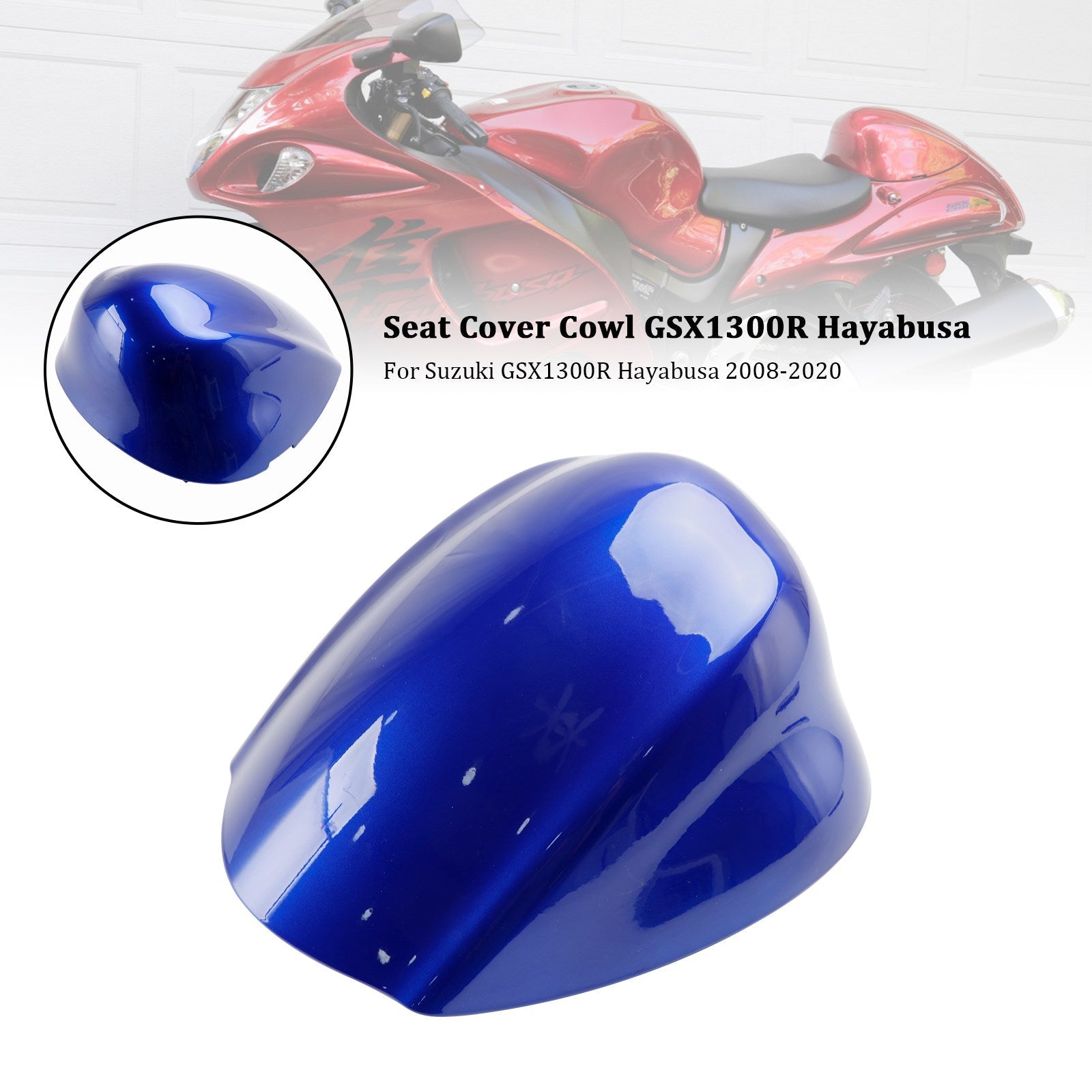 Rear Seat Fairing Cover For Suzuki GSX1300R GSX-R1300 Hayabusa 2008-2020