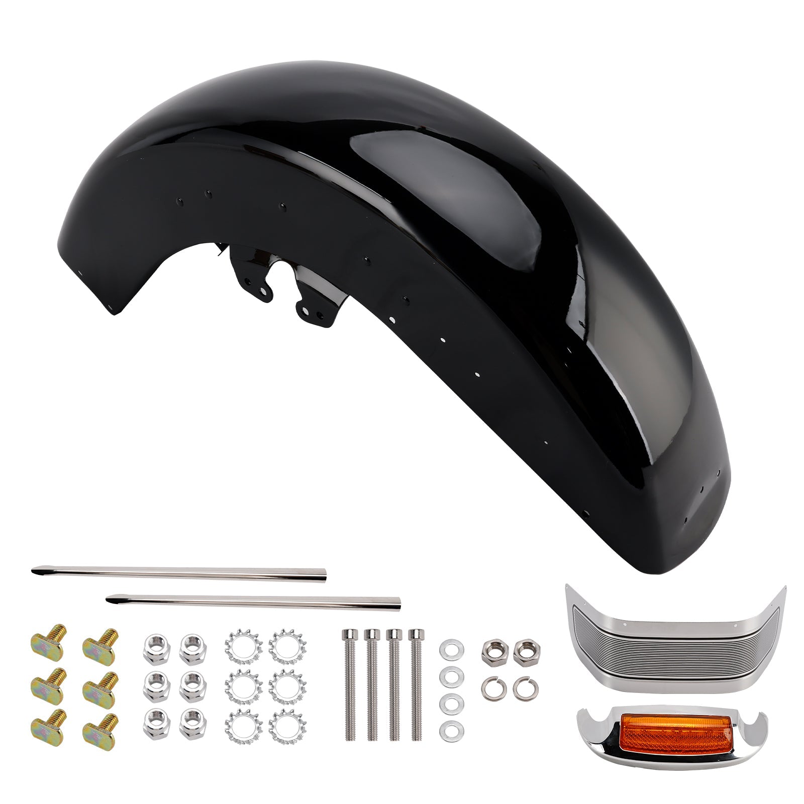 2014-2024 Touring Electra Glide Ultra Limited Steel Front Fender Mudguard