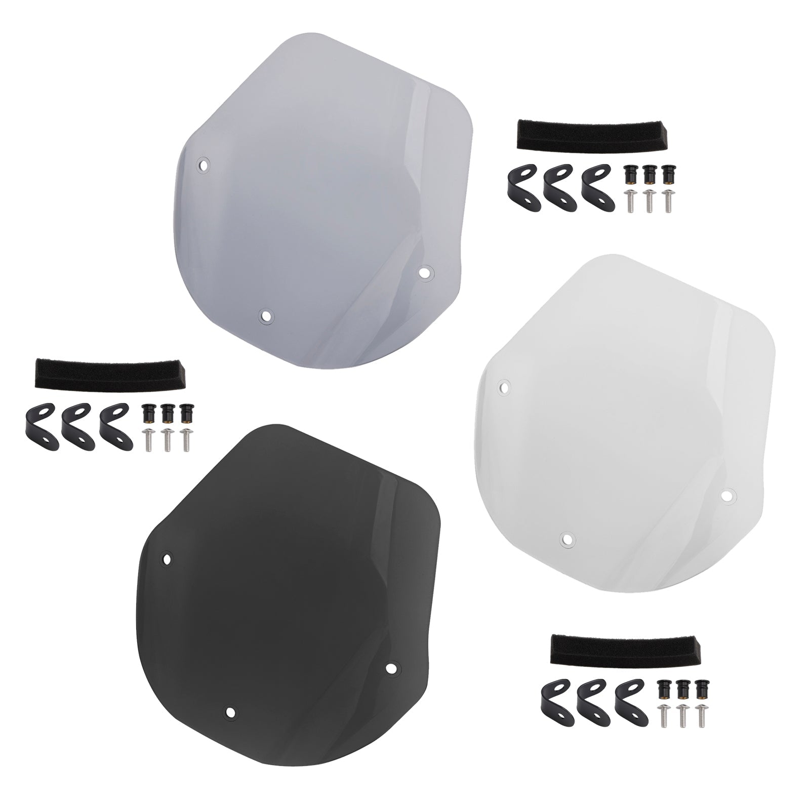 Windshield WindScreen + Bracket fit for Suzuki GSX-8S 2023-2024