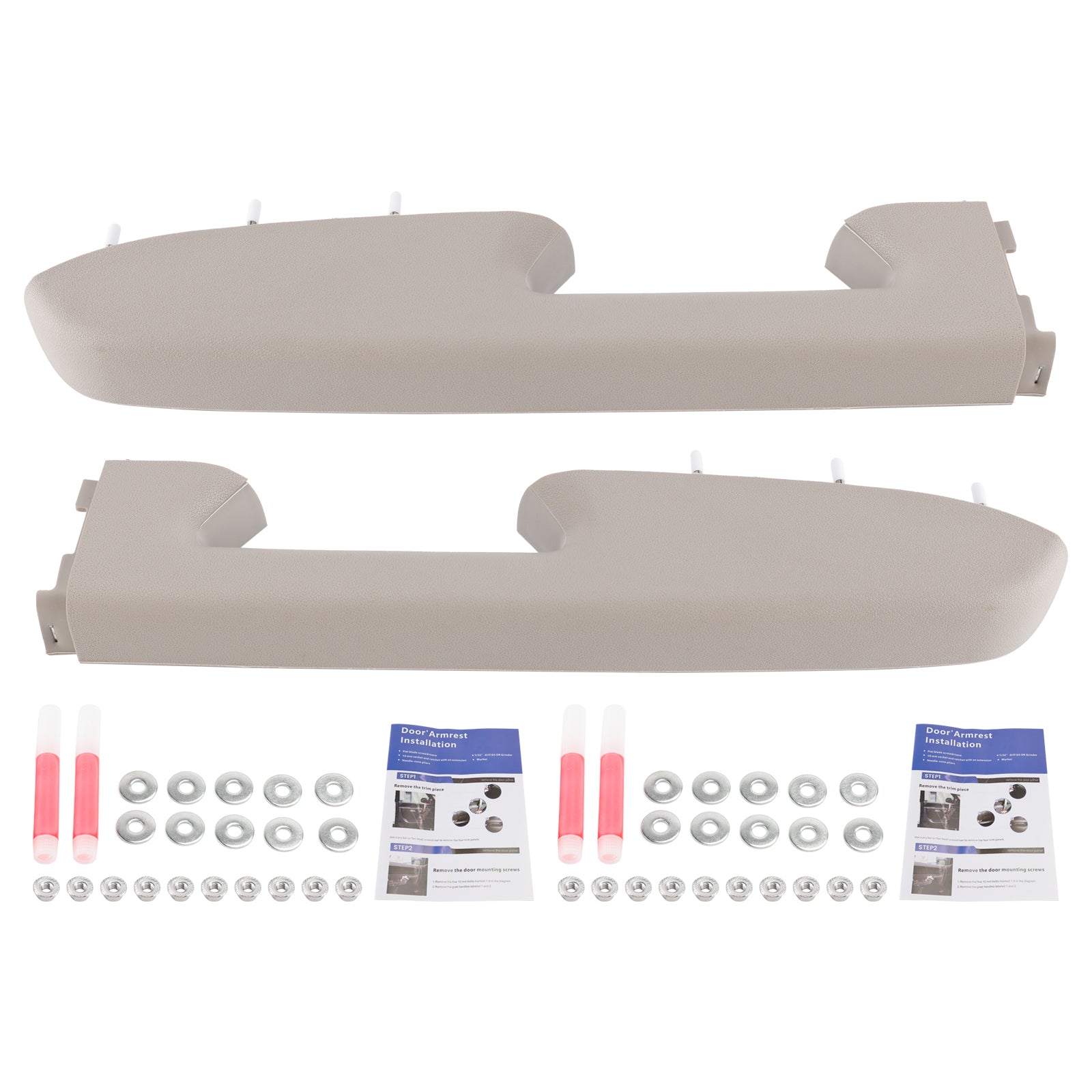 2010-2014 For Chevrolet Silverado 3500 HD Front Armrest Repair Kit Gray 22818466