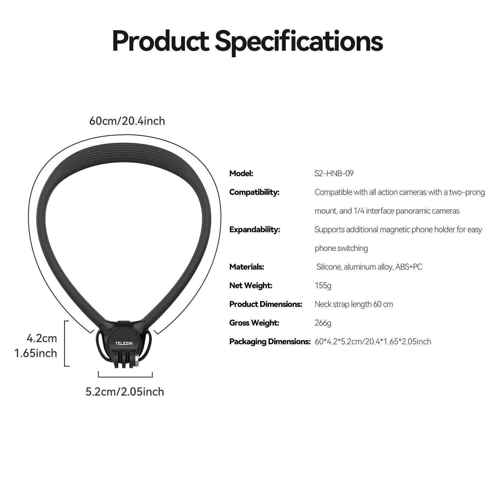 Two in One Magnetic Neck Halter Air Cushion Padding Camera Neck Holder SE2.0