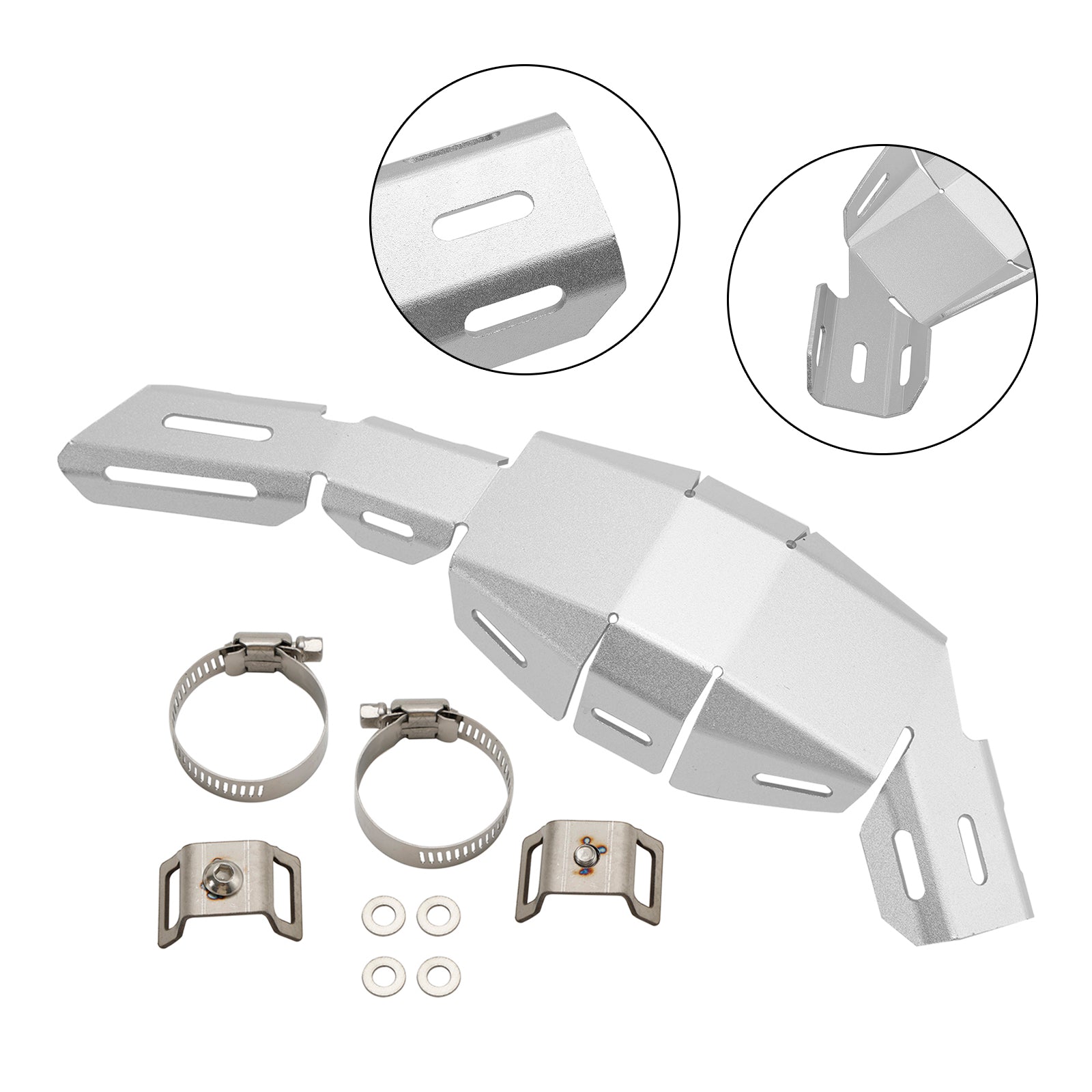 Steel Exhaust Muffler Pipe Bracket Decorative Cover For Honda Crf 250 300 21-23