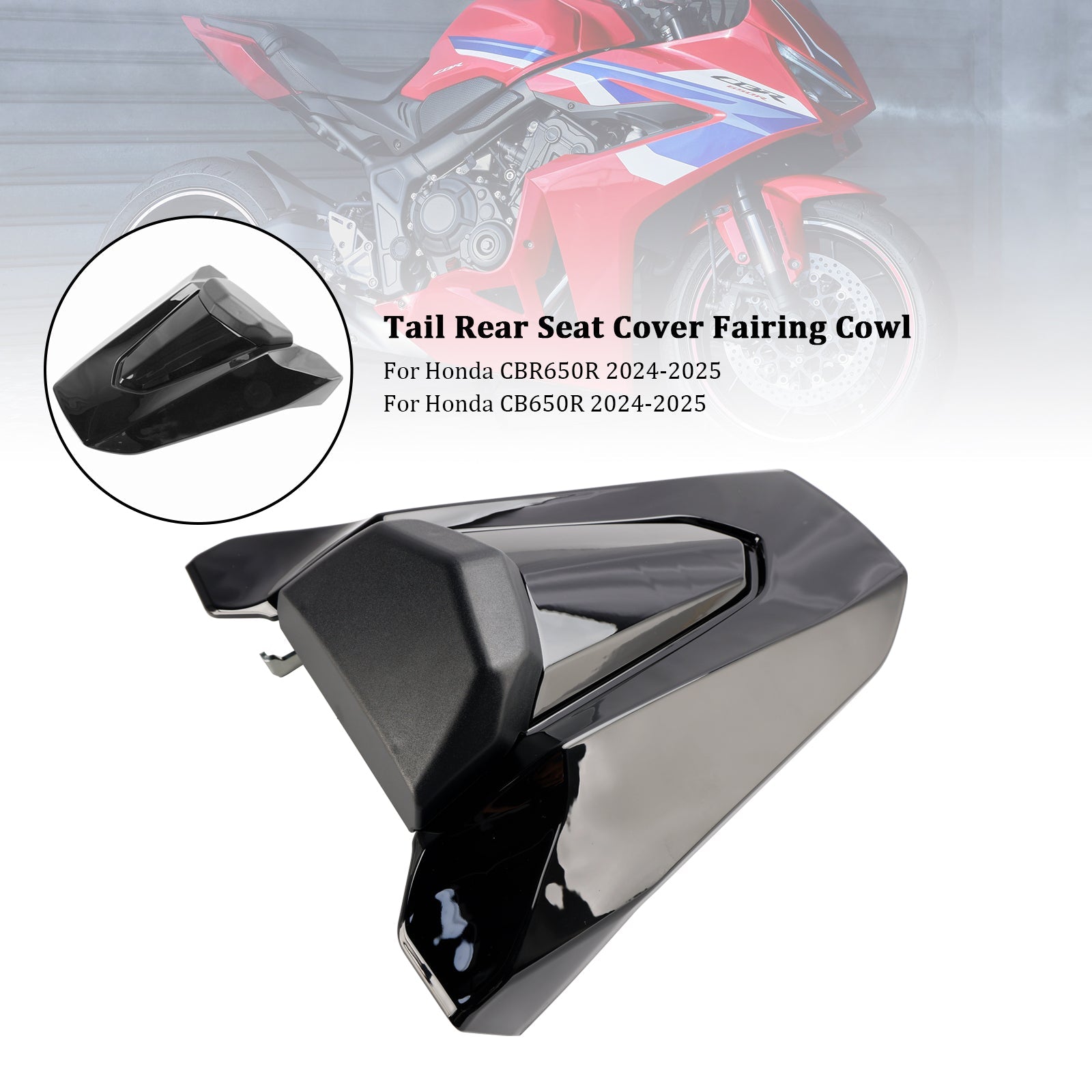 Honda CBR650R CB650R 2024-2025 Rear Tail Seat Fairing Cover