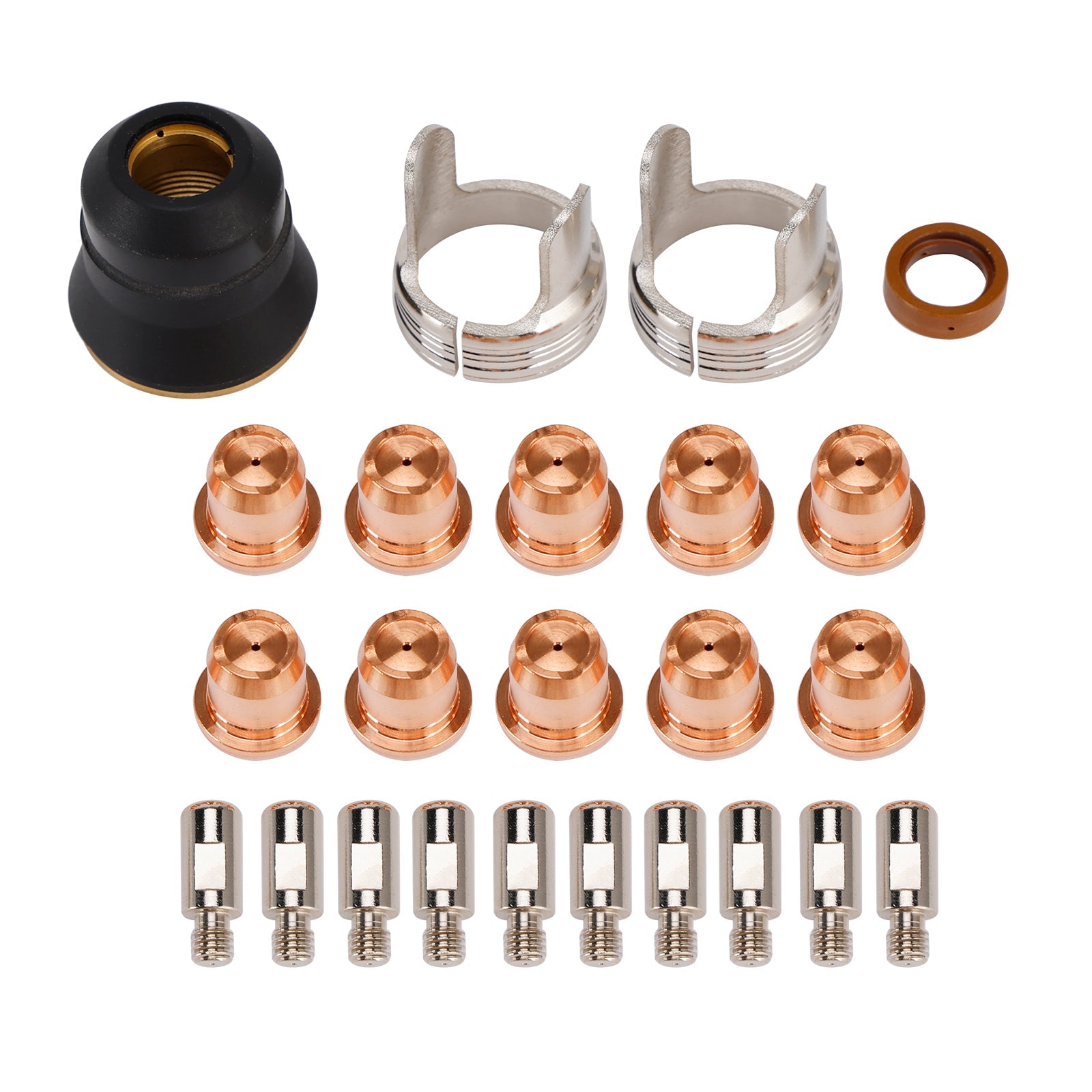 24Pcs IPT40 Plasma Cutting Torch Tip Electrode Consumables For CUT-55DS CUT-65DS