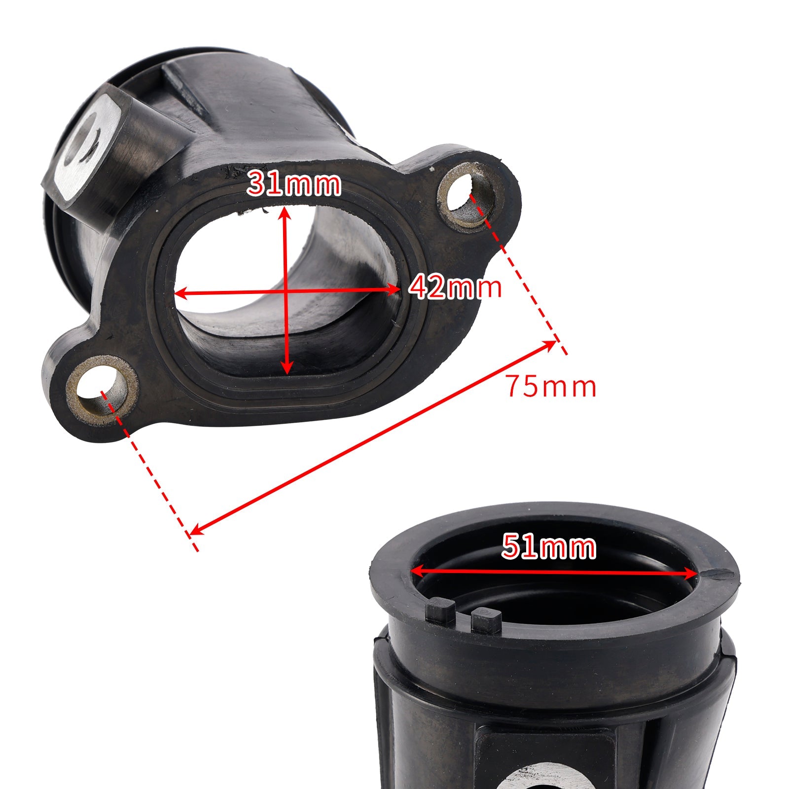 Throttle Body Adapter For Polaris 2012-2016 Ranger Sportsman ACE RZR 570 EFI