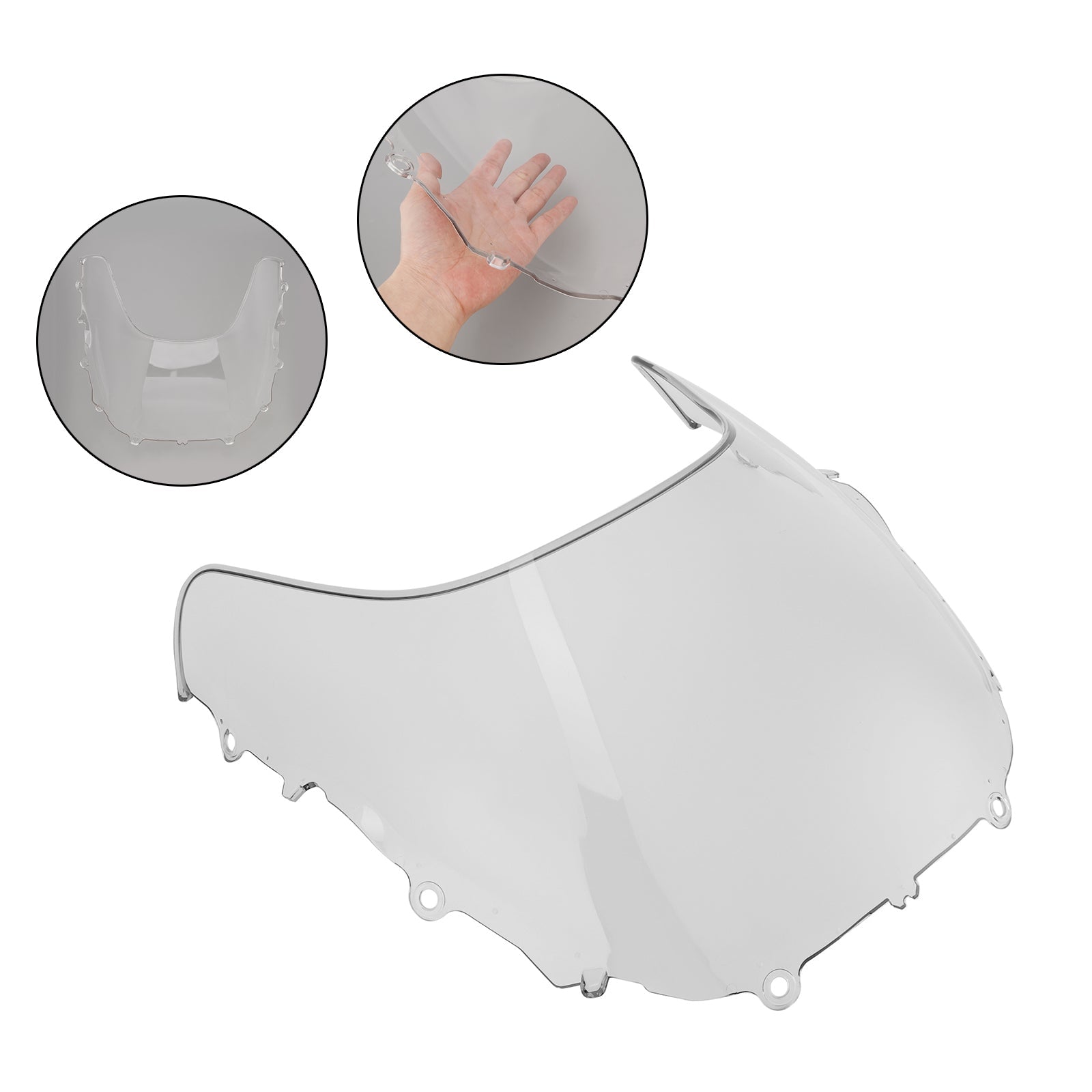 2024-2025 야마하 XSR900 GP 윈드실드 윈드스크린 + 브라켓