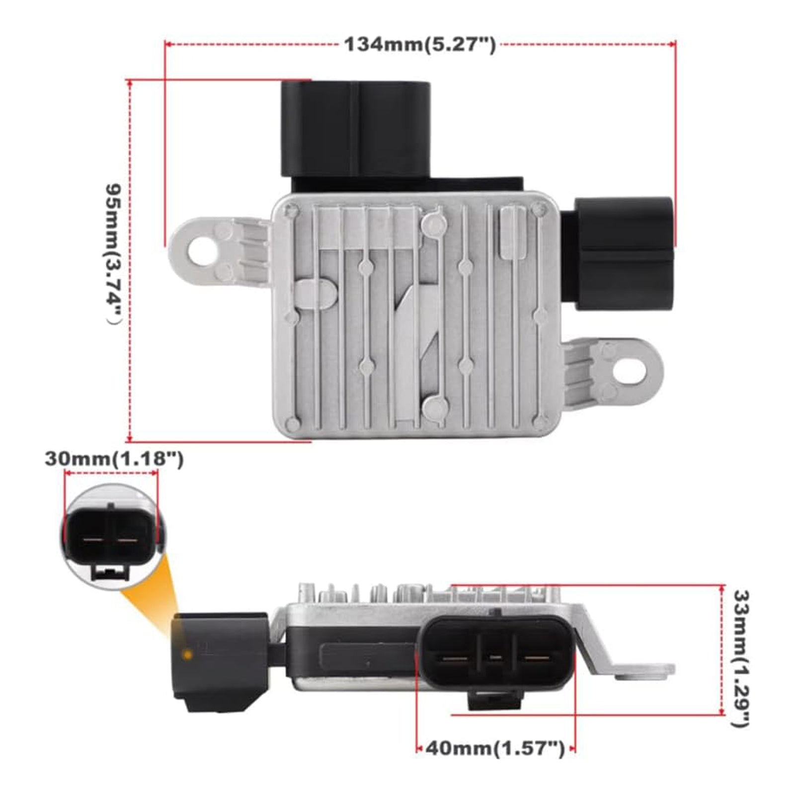 Radiator Fan Control Module For Sonata Optima 2.0L Hybrid 16-19 25385E6000