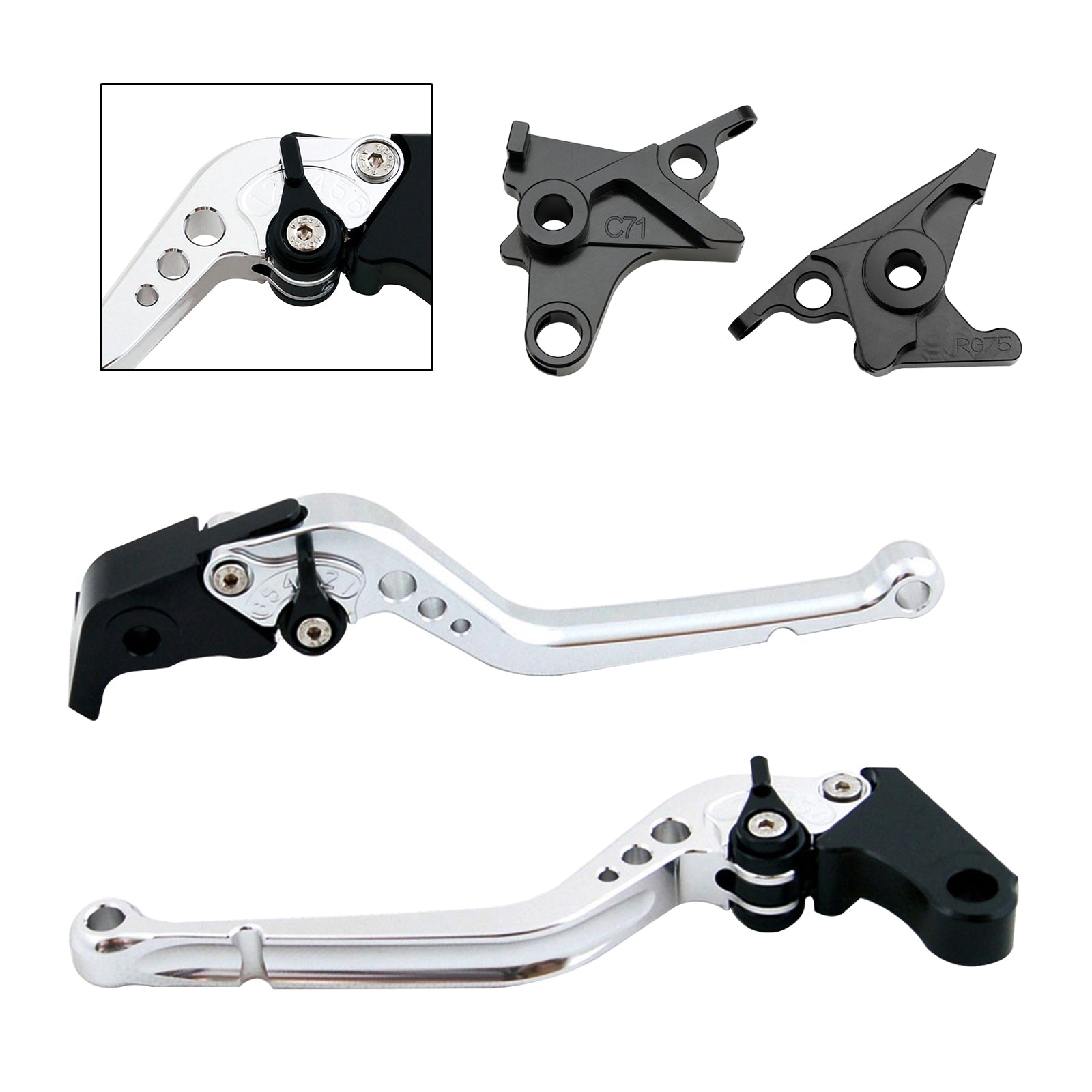 Long Clutch Brake Lever fit for BMW R NINE T /PURE/RACER 2017-2023