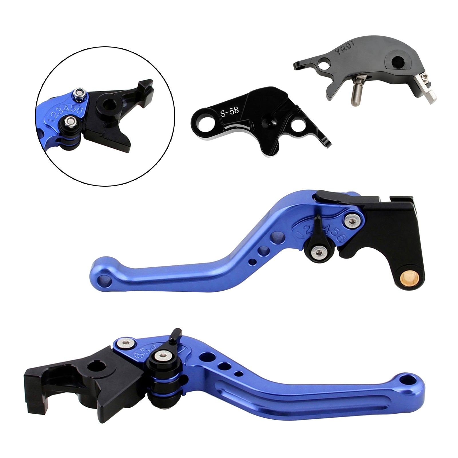 NEW Short Clutch Brake Lever fit for YAMAHA YZF R7 MT-10/SP FZ-10/SP 2022-23