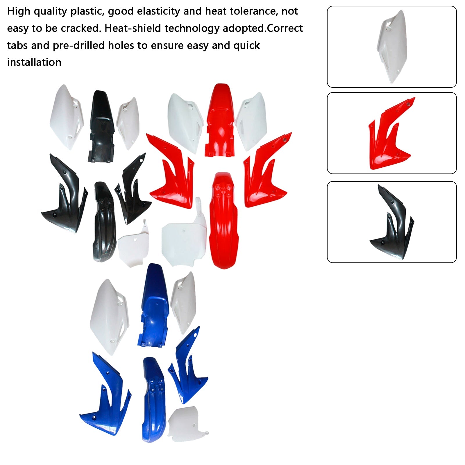 2007-2014 Honda CRF150R/RB Body Plastic Kit Fender Fairing