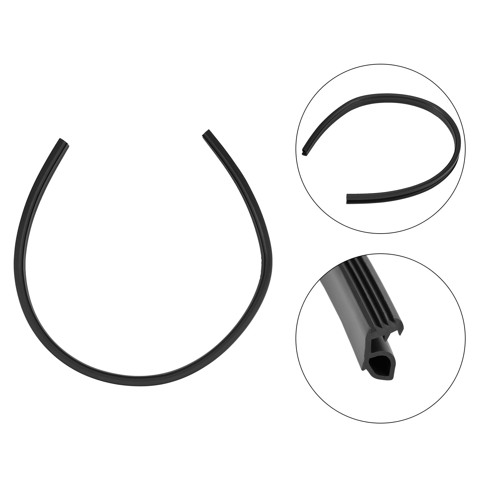 Dishwasher Bottom Door Gasket (Black) 154859401 For Some Frigidaire/Electrolux