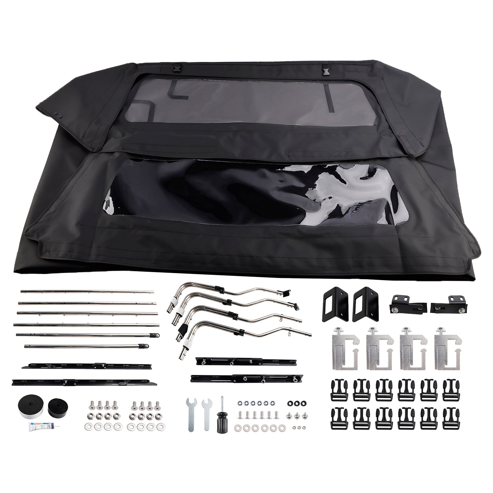 6" Soft Truck Topper Fit for Toyota Tacoma 2005-2015 4-Door