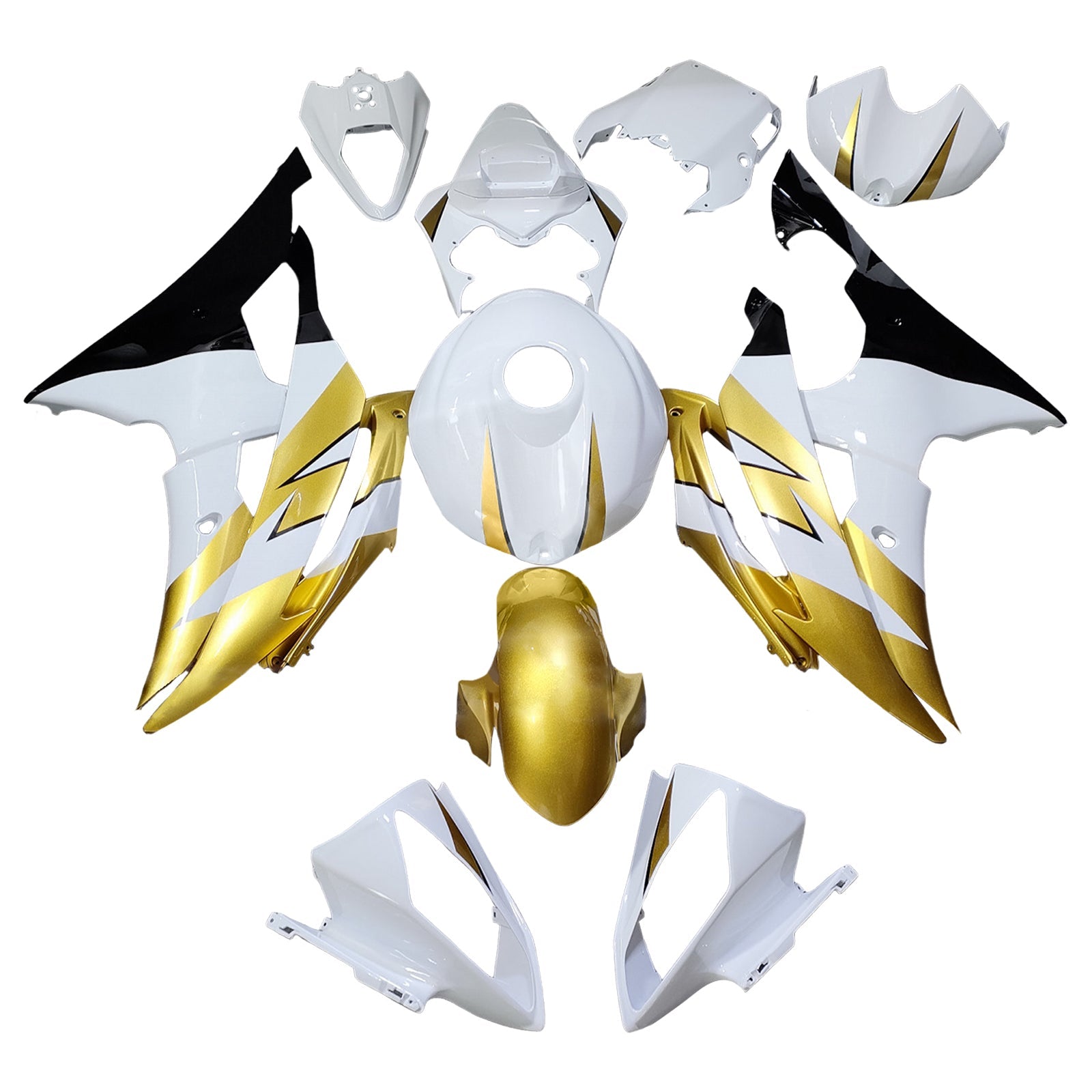 Injection Fairing Kit Bodywork Plastic ABS For Yamaha YZFR6 YZF-R6 2008-2016