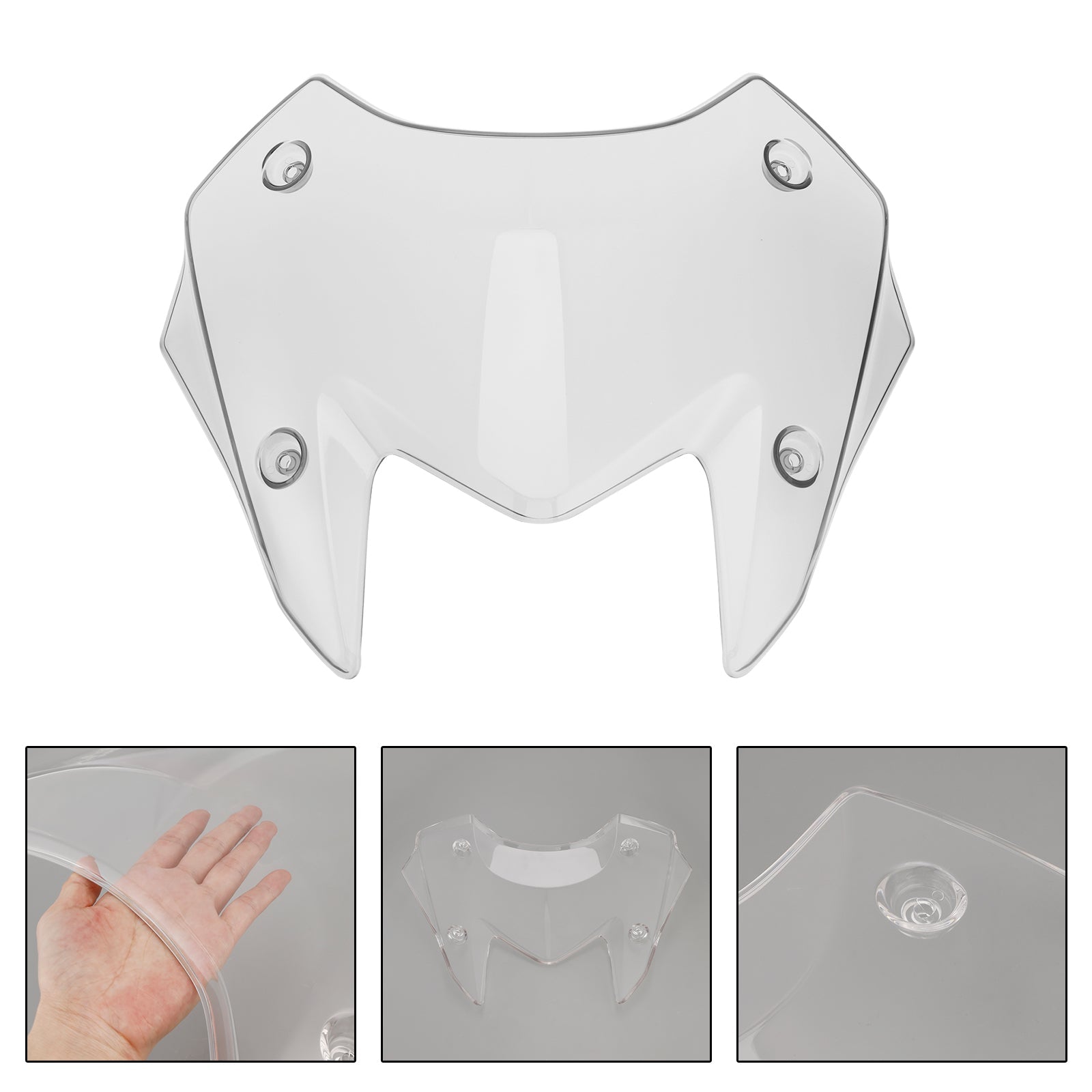 2022-2024 야마하 T-MAX 560 윈드실드 윈드스크린 + 브라켓