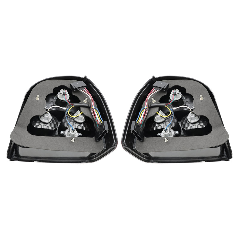 VW GOLF MK3 MK 3 III 1992-1997 2PCS Clear LED Rear Tail Lights Lamps