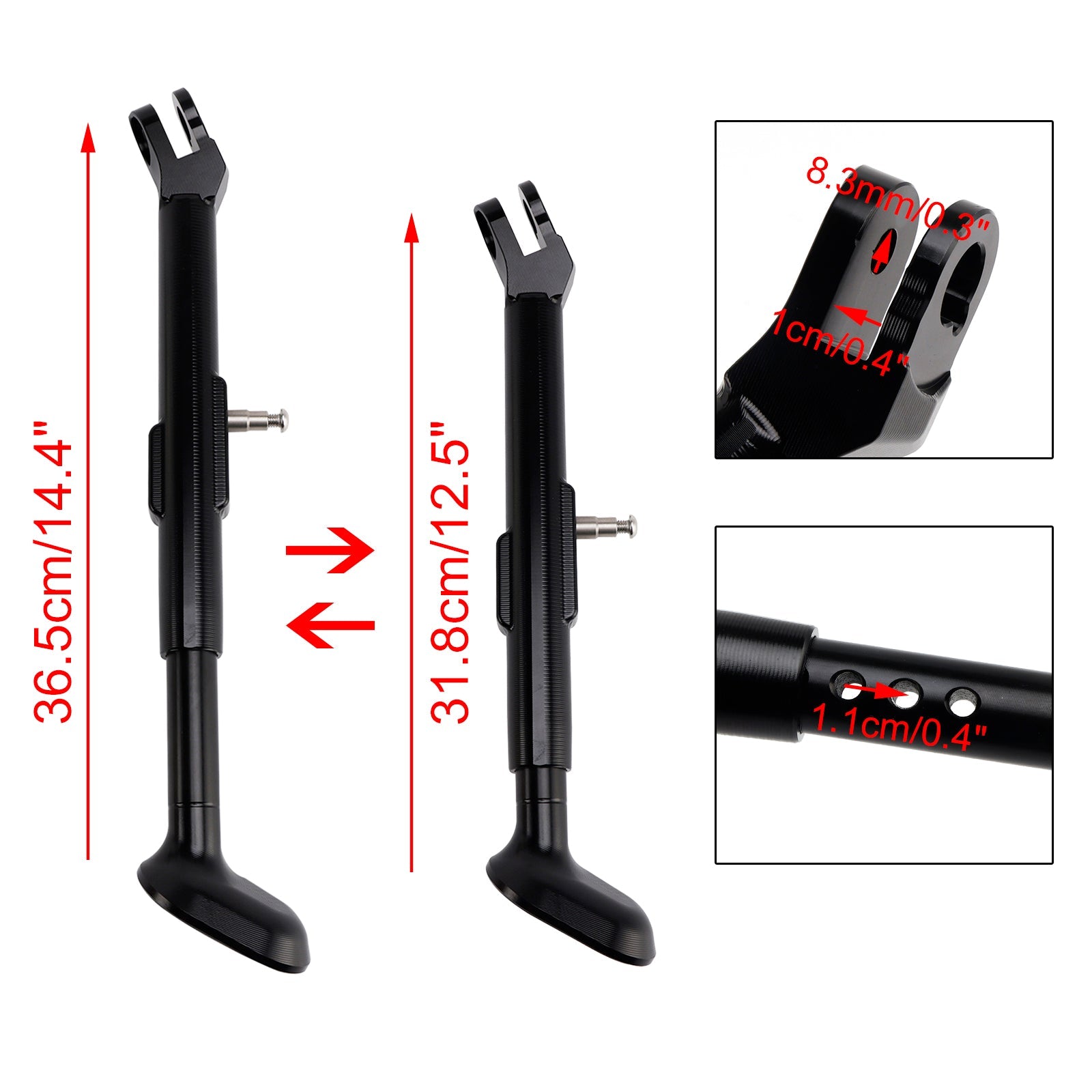 Adjustable Foot Side Stand Kickstand fit for Yamaha Tenere 700 2019-2024