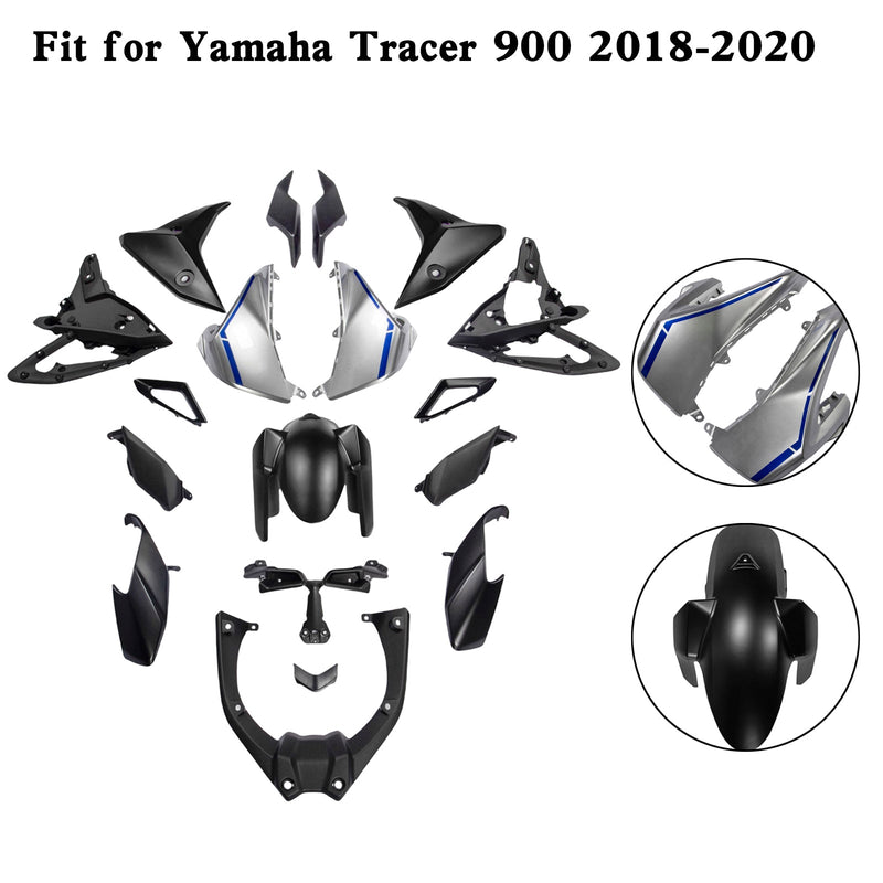 Kit de carenado de carrocería de plástico ABS Yamaha Tracer 900 2018-2020