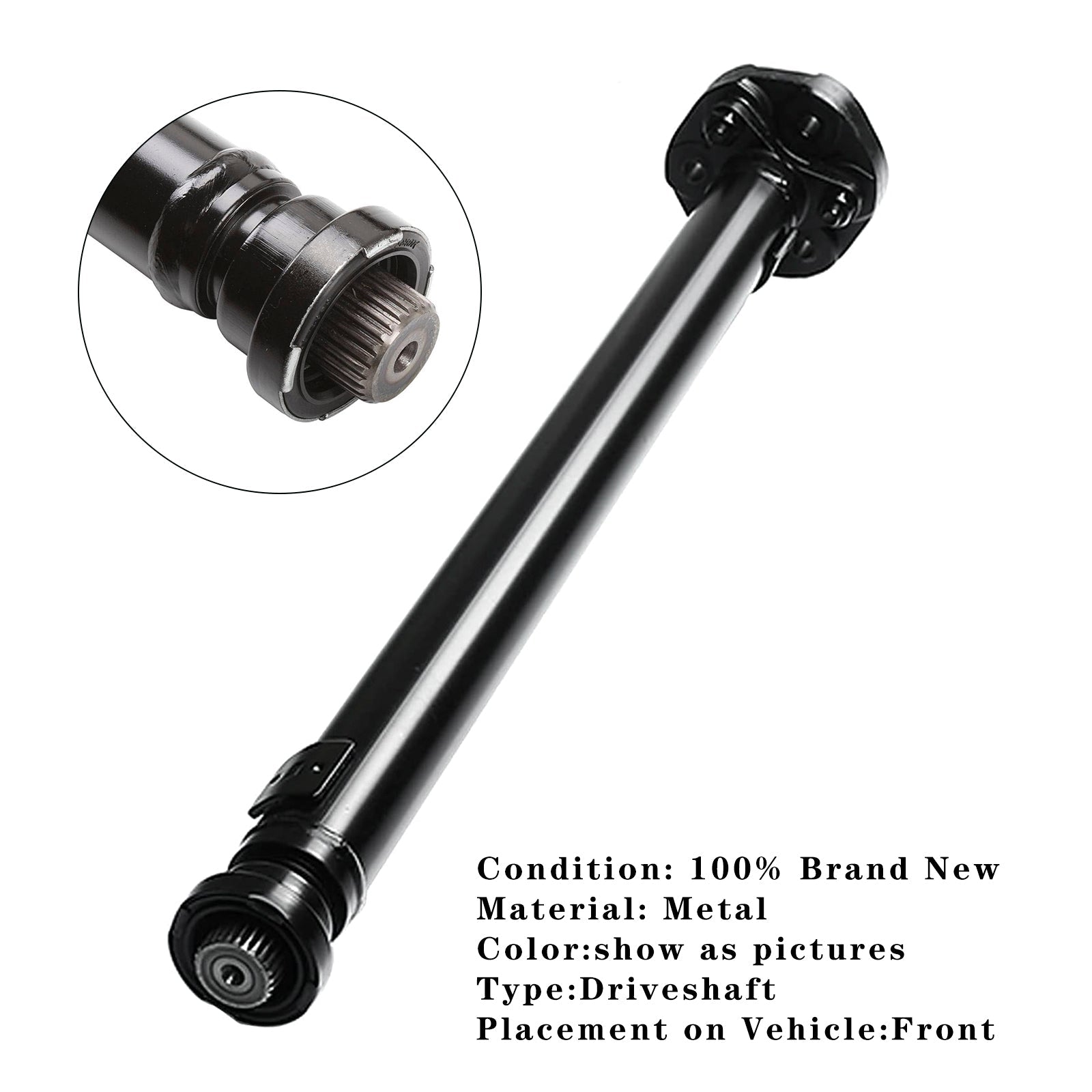 2005-2006 BMW X5 4.8IS SPORT UTILITY 4-DOOR Front Drive Shaft 26207524371 A0180A0055 657055