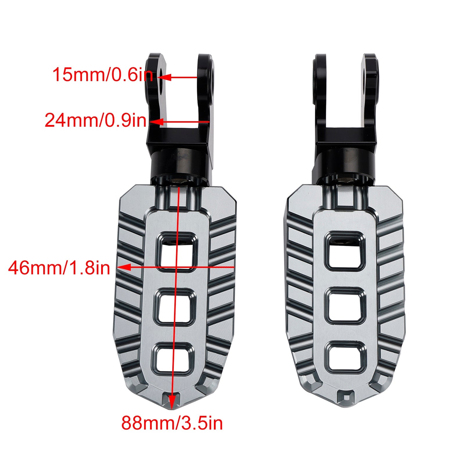 Front Footrests Foot Pegs fit for HONDA Rebel 250 300 500 CM 500/300/250 2017-2024