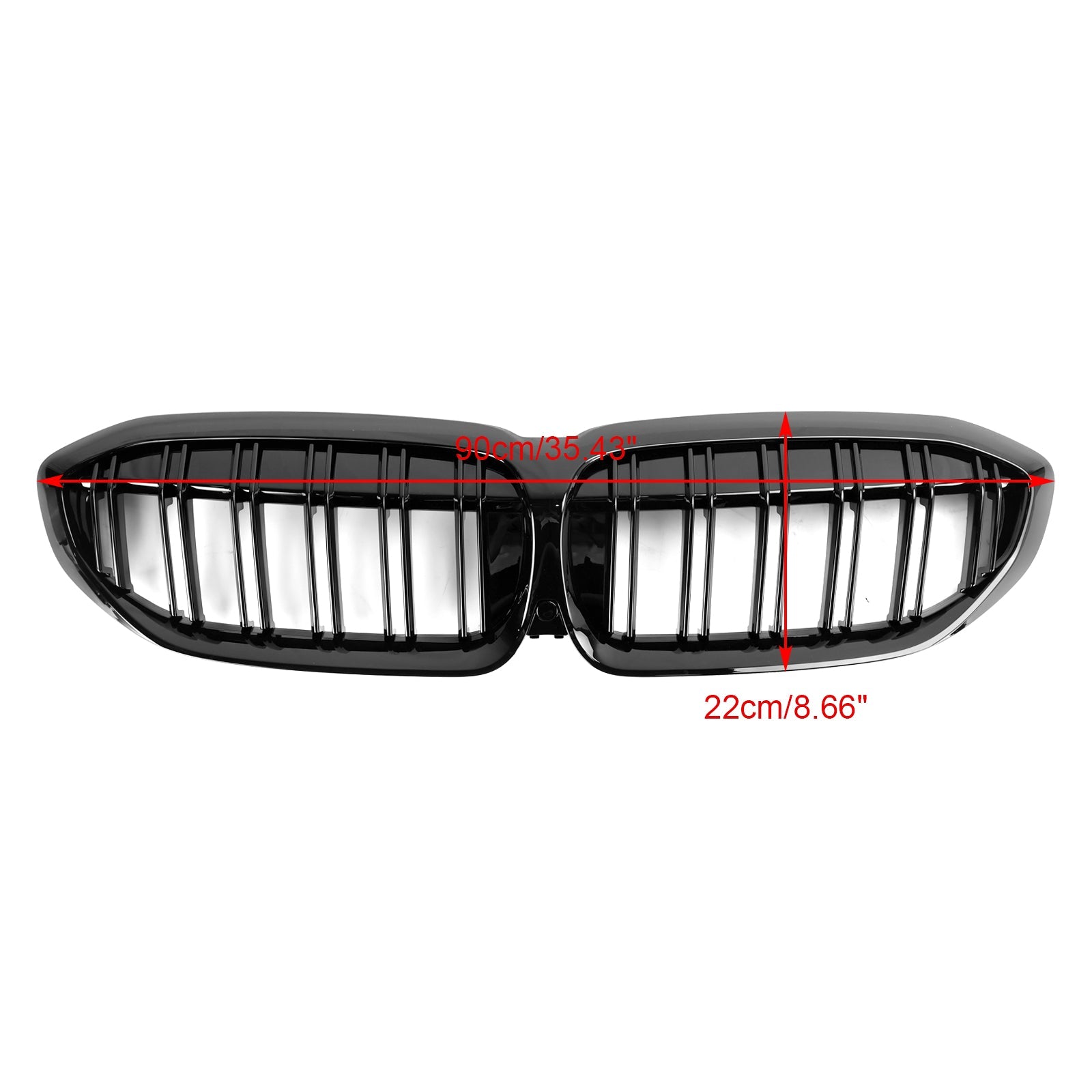 BMW 3 Series G20 2019-2022 Black Dual Slat Kidney Grille Grill 51138072085