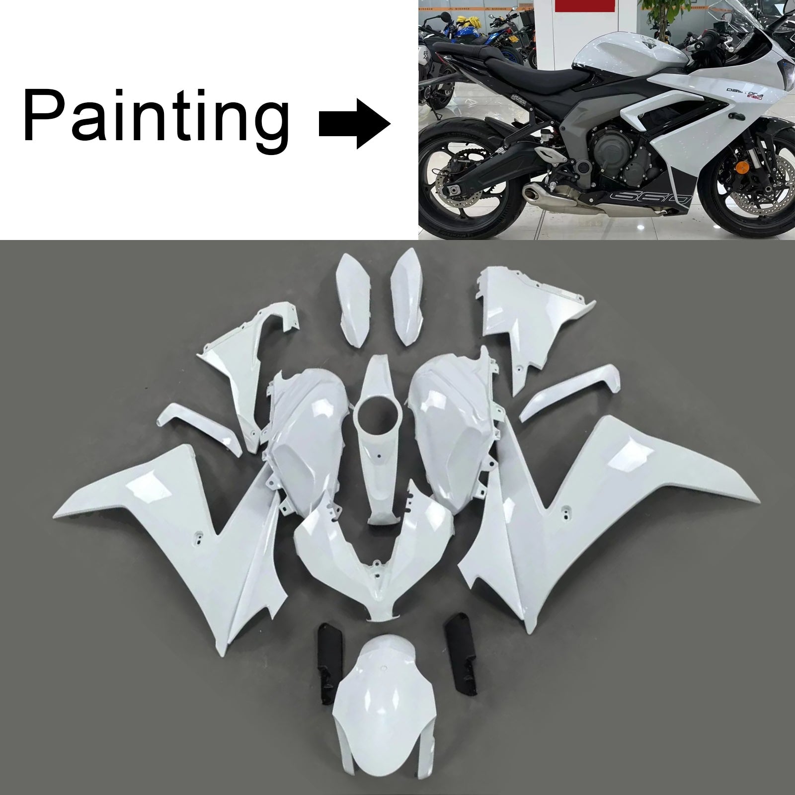 Injection Fairing Kit Bodywork Plastic ABS fit For Triumph Daytona 660 2024-2025