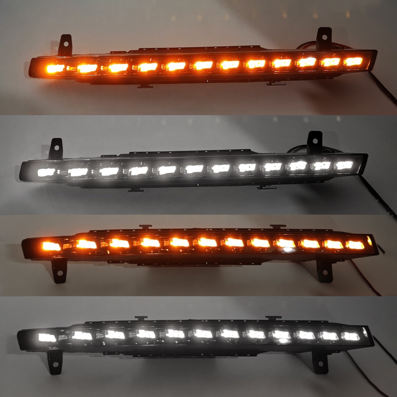 2010-2015 Audi Sport Version Q7 Front Bumper 12 LED Turn Signal Fog Light