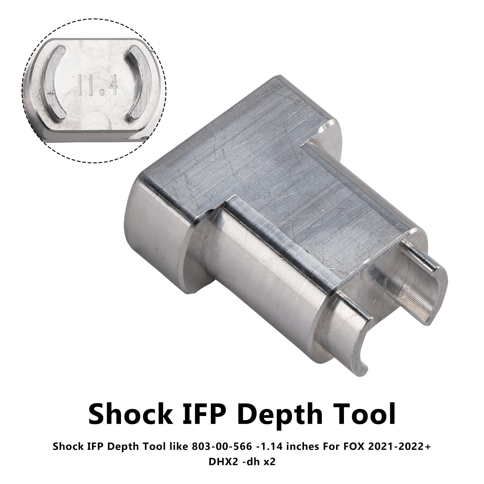 Shock IFP Depth Tool like 803-00-566 -1.14" For FOX 2021-2022+ DHX2 -dh x2