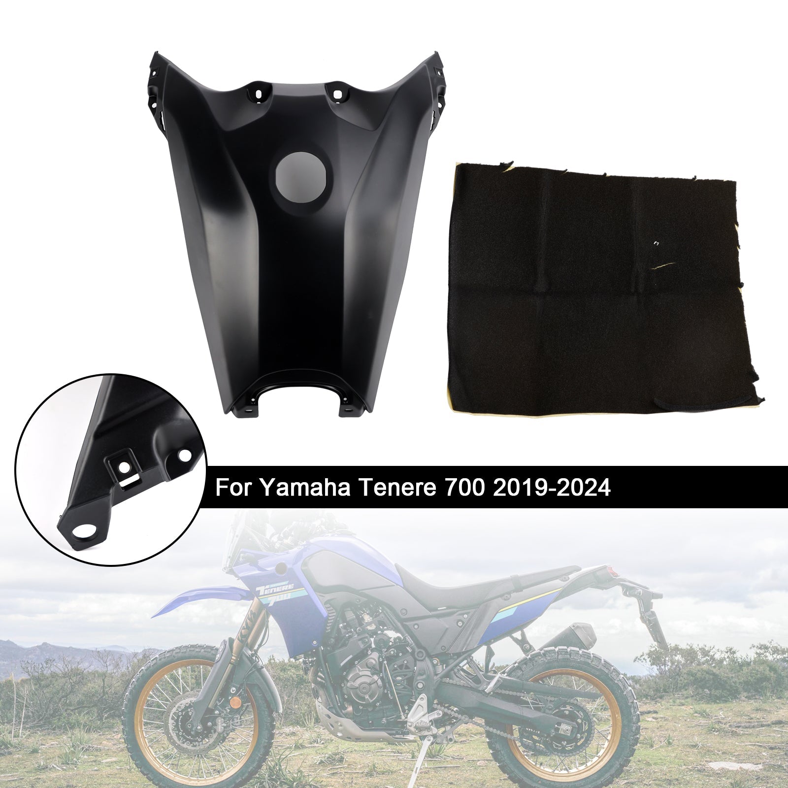 Gas Tank Cover Guard Fairing Protector For Yamaha Tenere 700 2019-2024