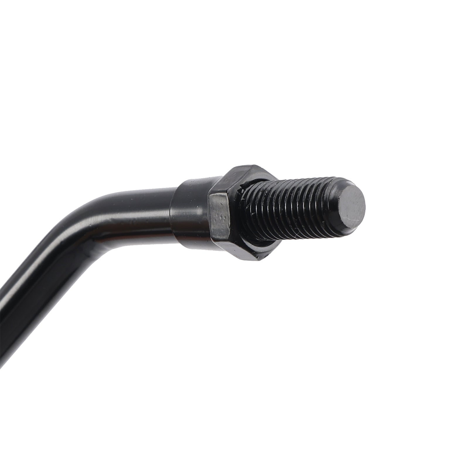 Pair Black Mirrors M10 Rearview Mirrors For Kawasaki KLR250 KLR600 KLR650