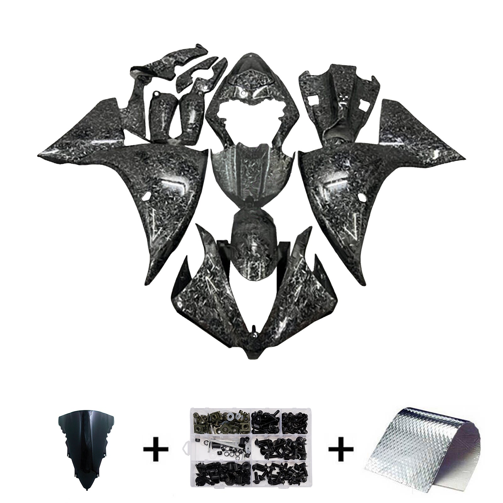 Injection Fairing Kit Bodywork Plastic ABS For Yamaha YZFR1 YZF-R1 2012-2014