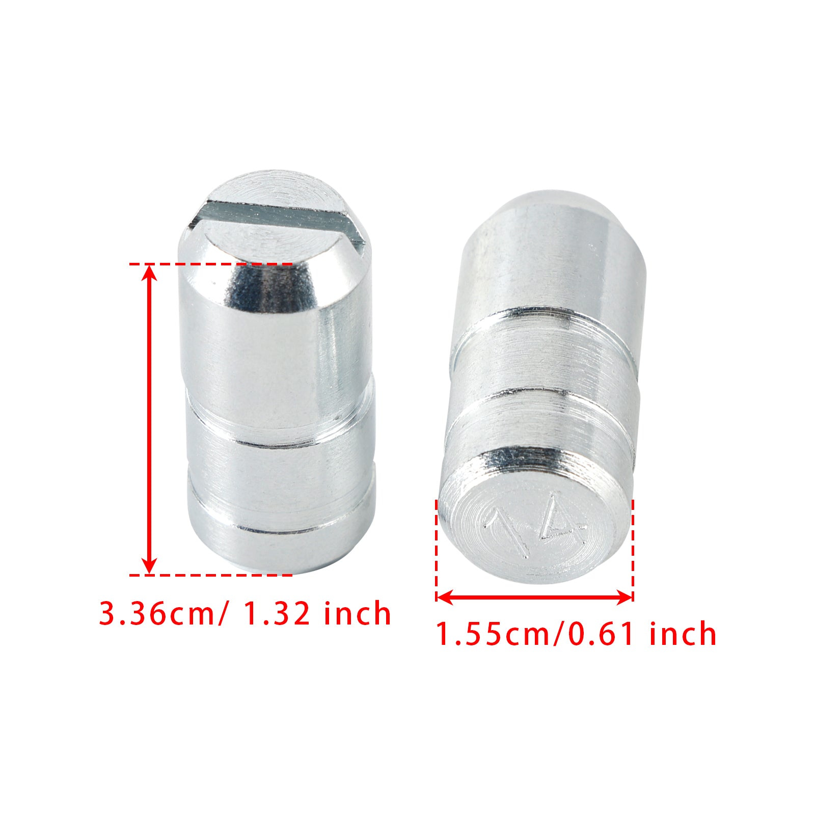 2PCS 37936 0.014" Offset 1.328" L Bellhousing Dowel Pin