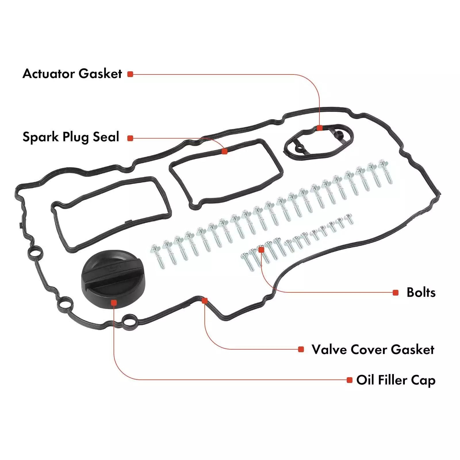 BMW N20 F10 F25 320i 328i 528i X3 X5 2.0L 엔진 밸브 커버 11127588412