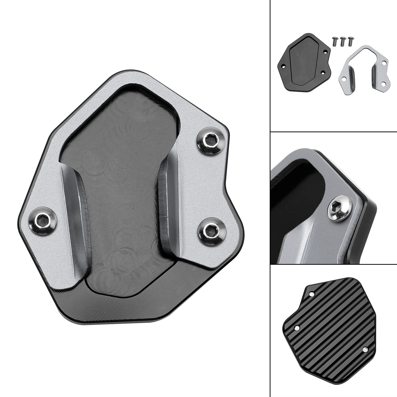 Kickstand Enlarge Plate Pad fit for TIGER 800/XC/XCA/XR/XRT 2010-2020 XCX 18-20