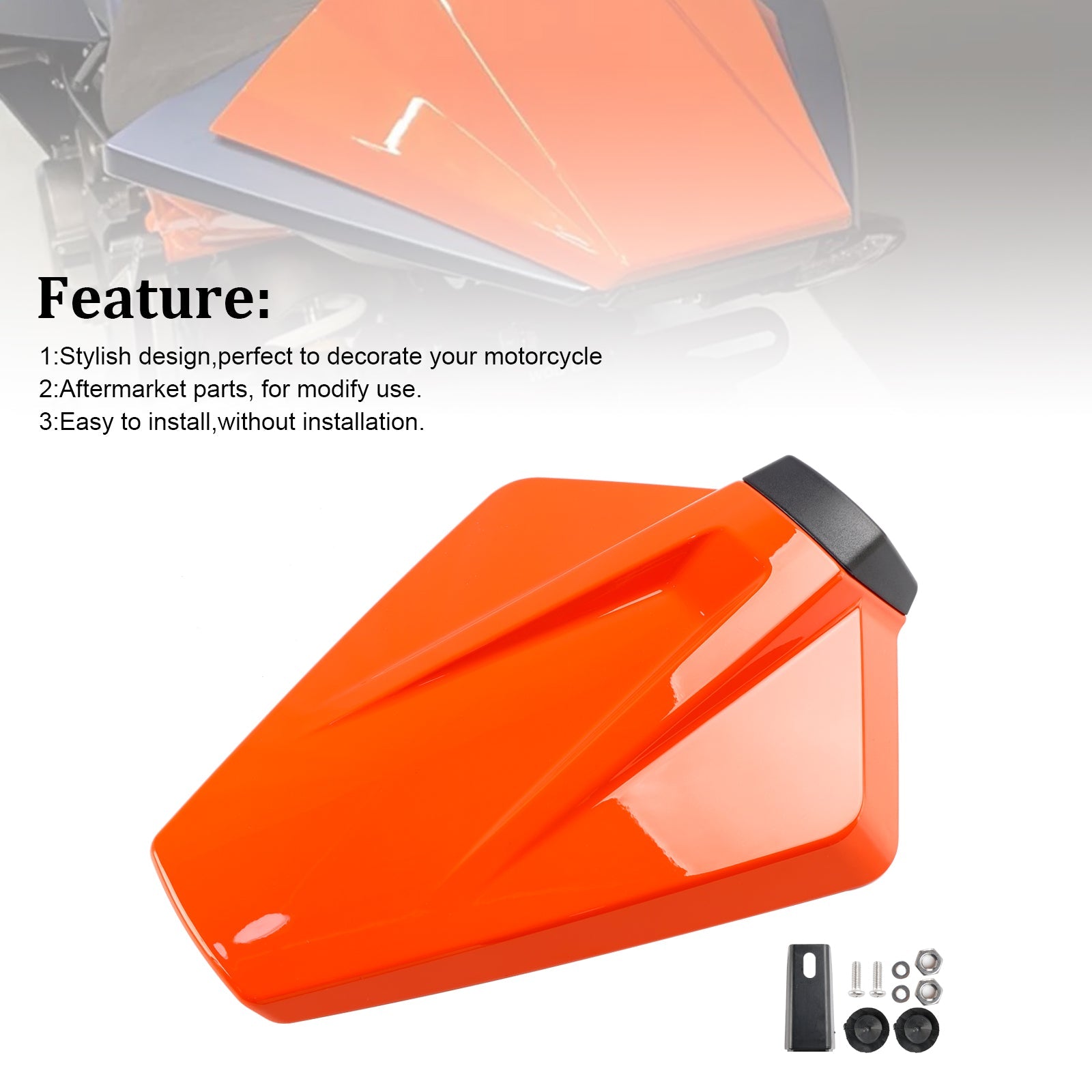 Tail Rear Seat Cover Fairing Cowl For RC390 2022-2024