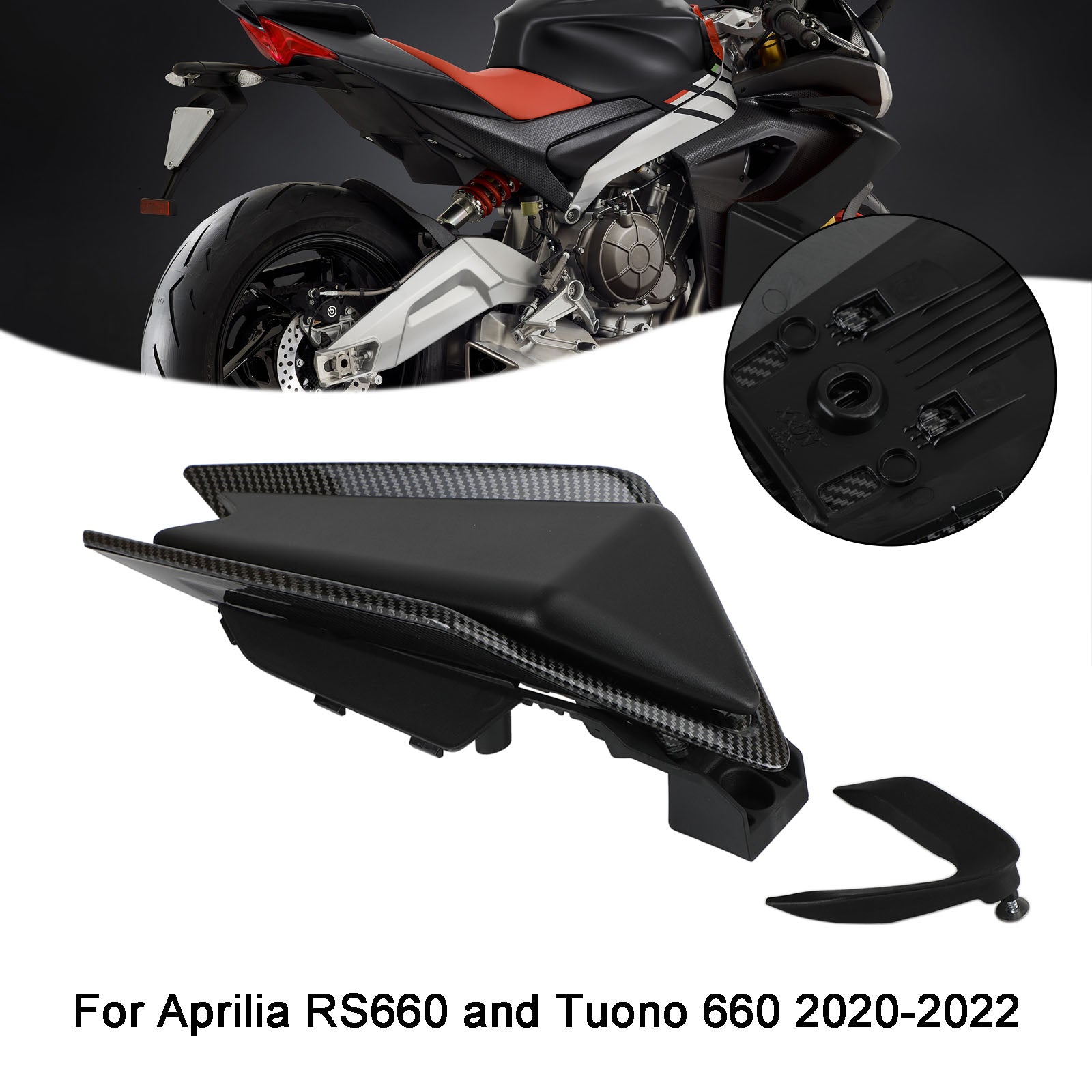 Rear Cowl Tail FAIRING Cover For Aprilia RS660 RSV4 Tuono 660 2020-2024