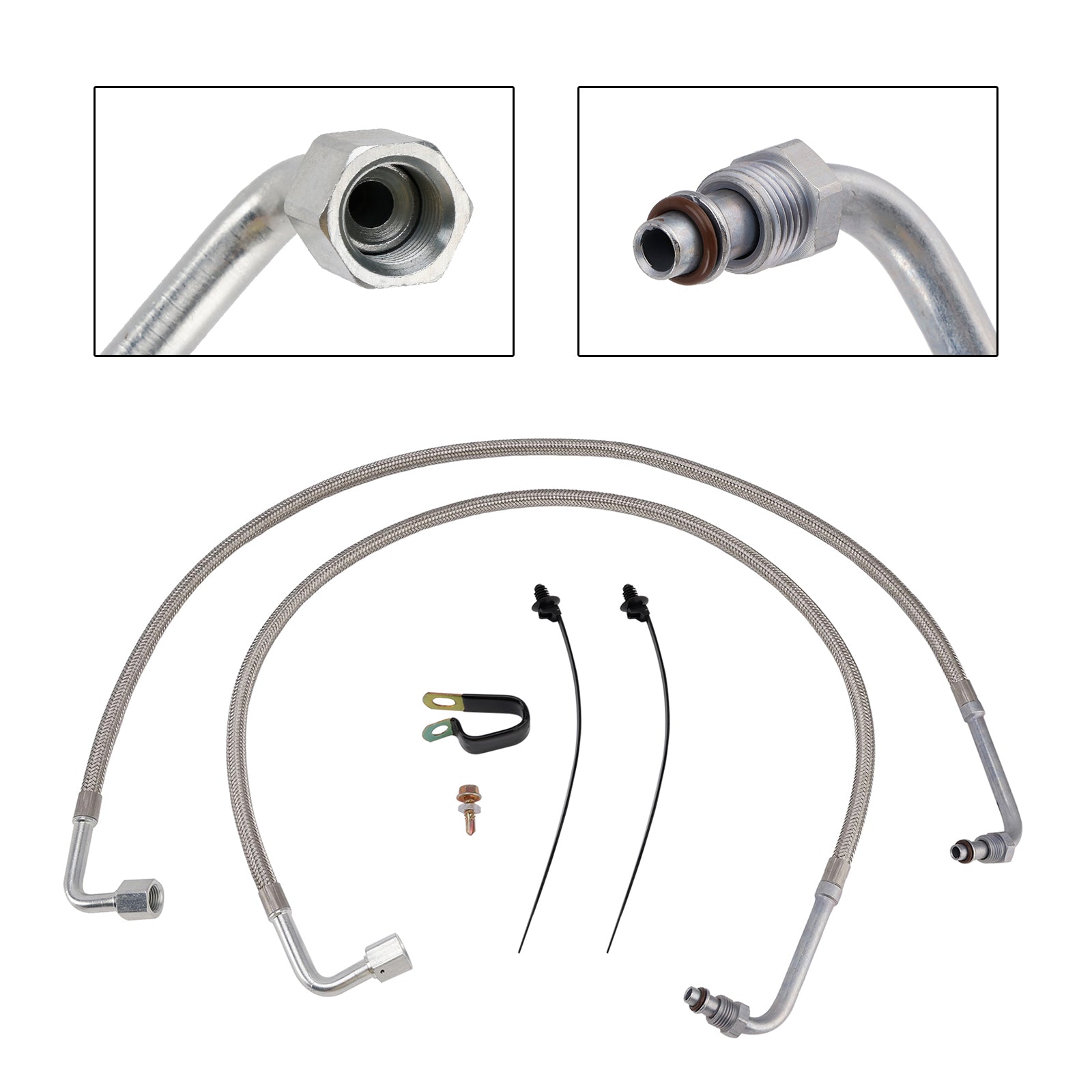 Pair Oil Cooler Lines Oil Hose 2204030 For Polaris Magnum Trail Boss 330 03-08