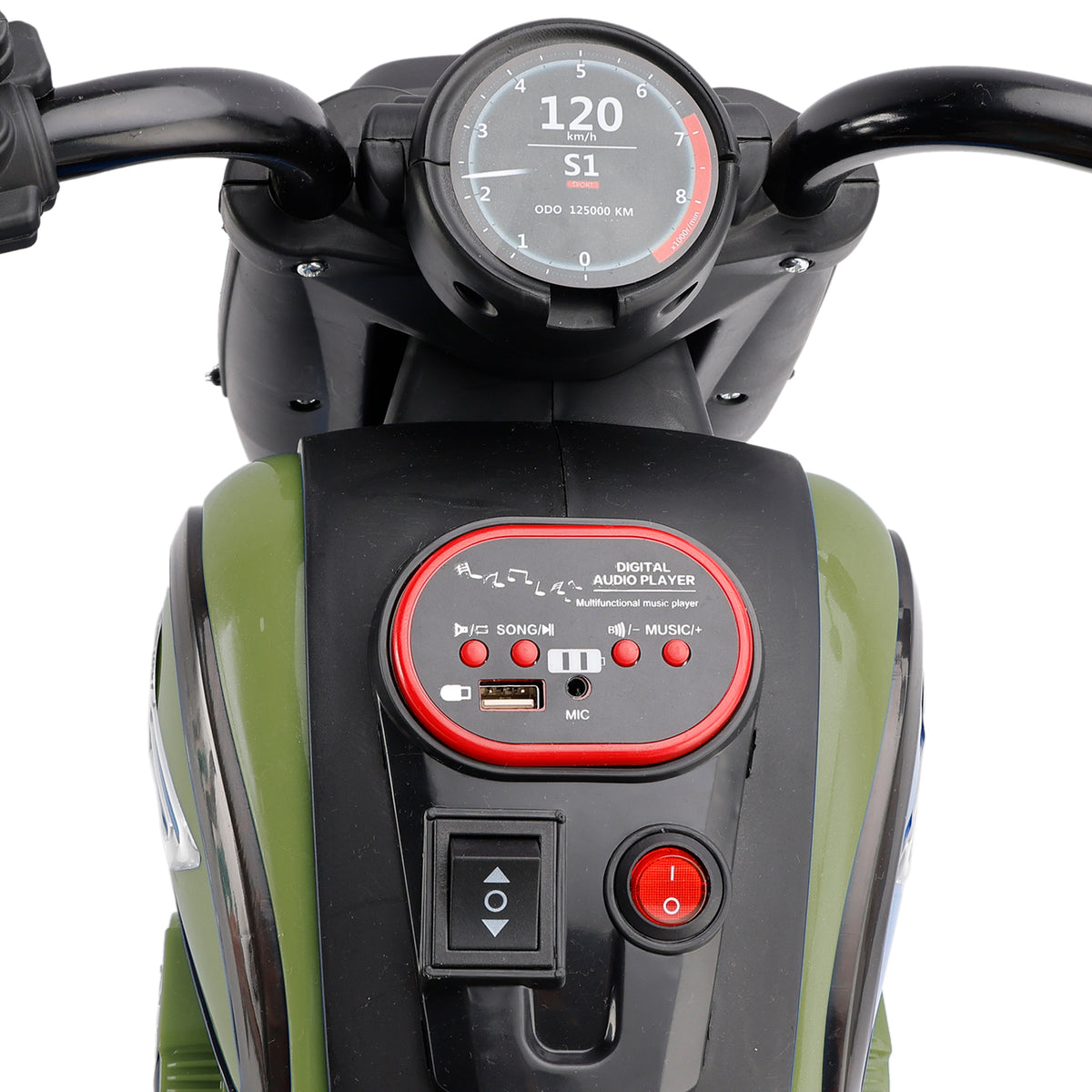 3Wheel 6V Kid Ride On Motorcycle Electric Toy With Colorful Light And Music