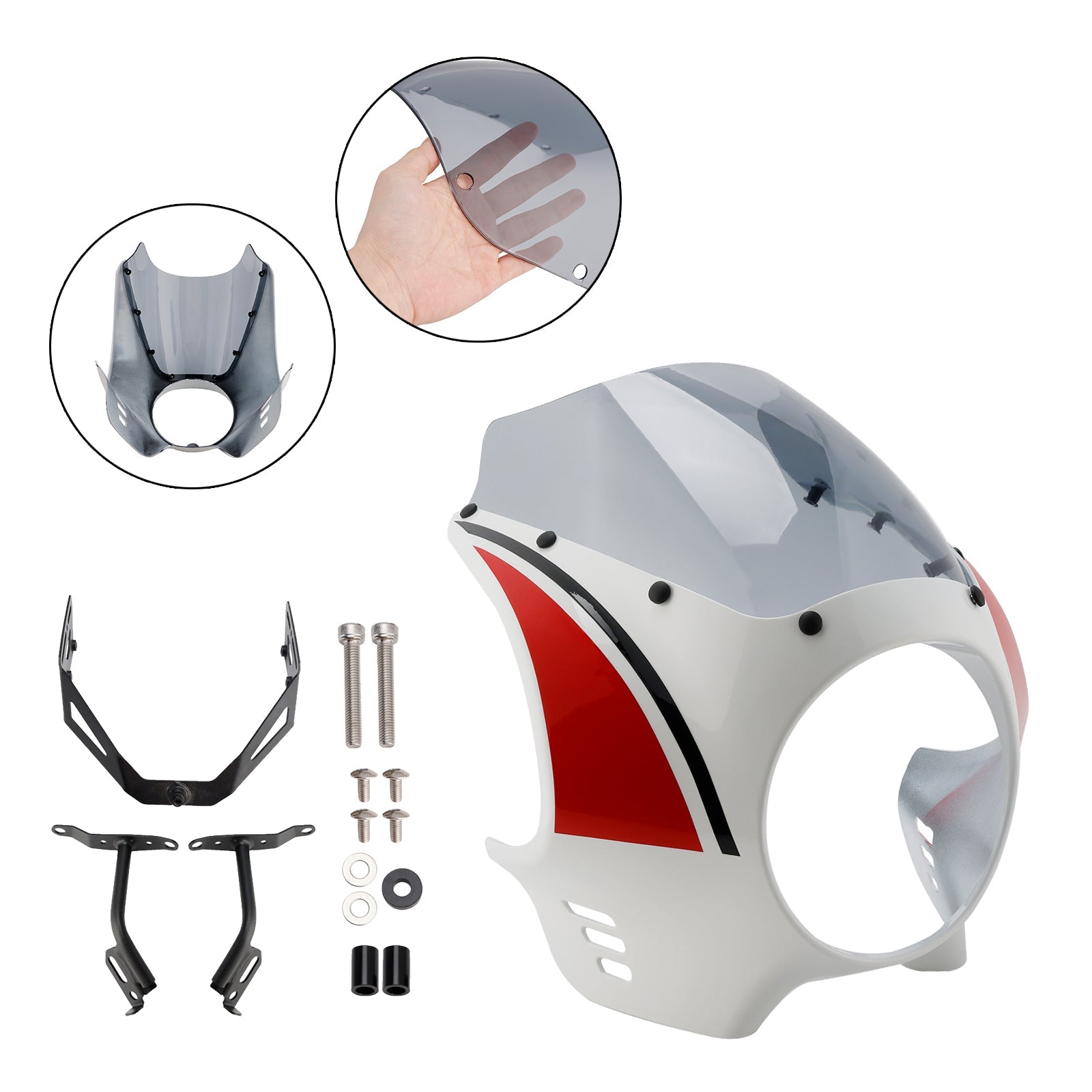 2022-2025 Yamaha XSR900 Headlight Fairing Windshield WindScreen