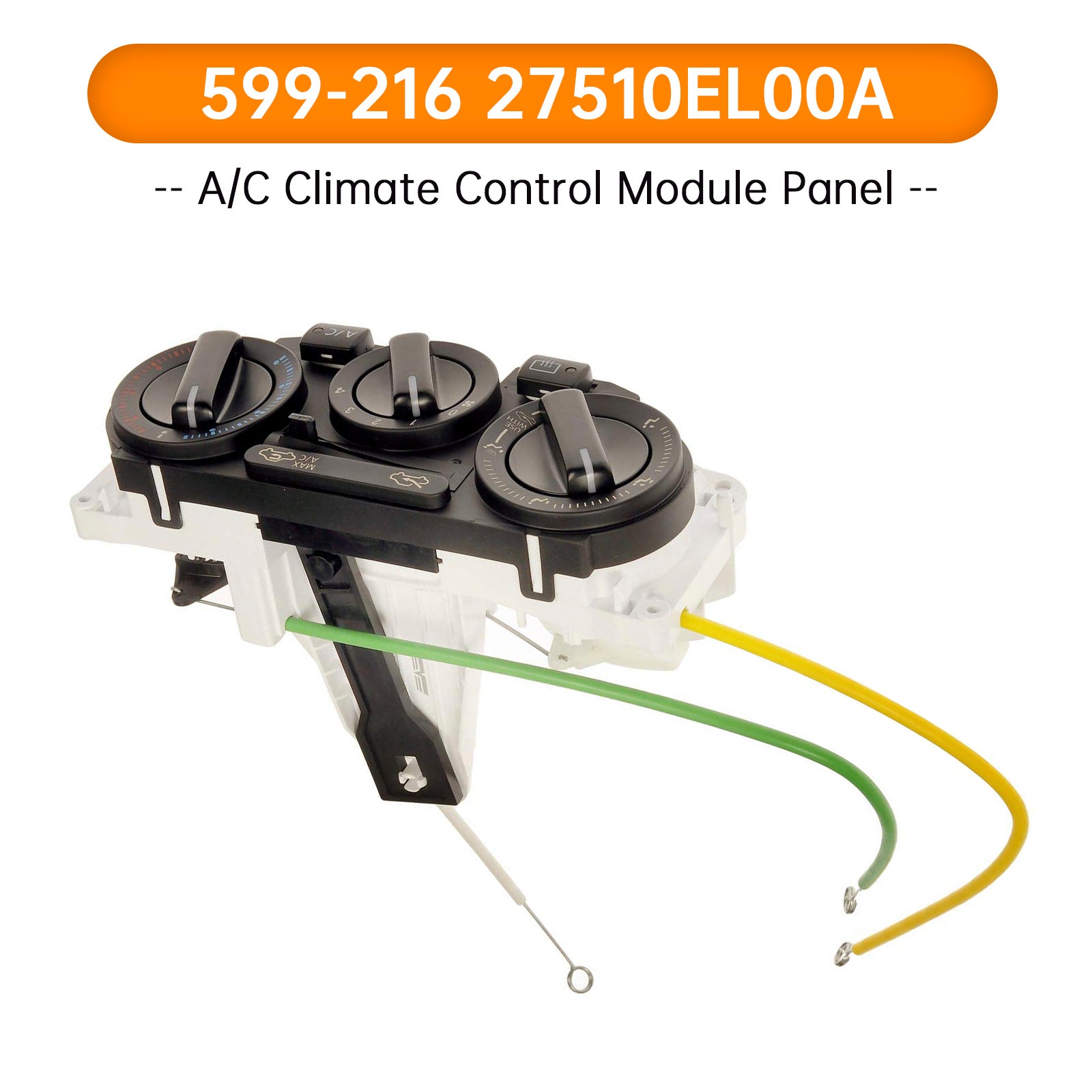 A/C Climate Control Module Panel 599-216 for Nissan Versa 1.6L 1.8L 27510EL00A