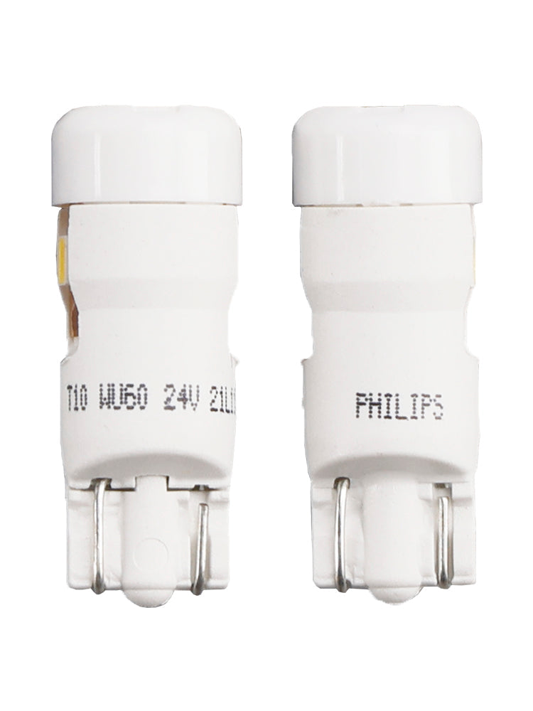 Car Light LED-T10 Ultinon Pro6000 W5W 24961WU60 4000K 24V For PHILIPS