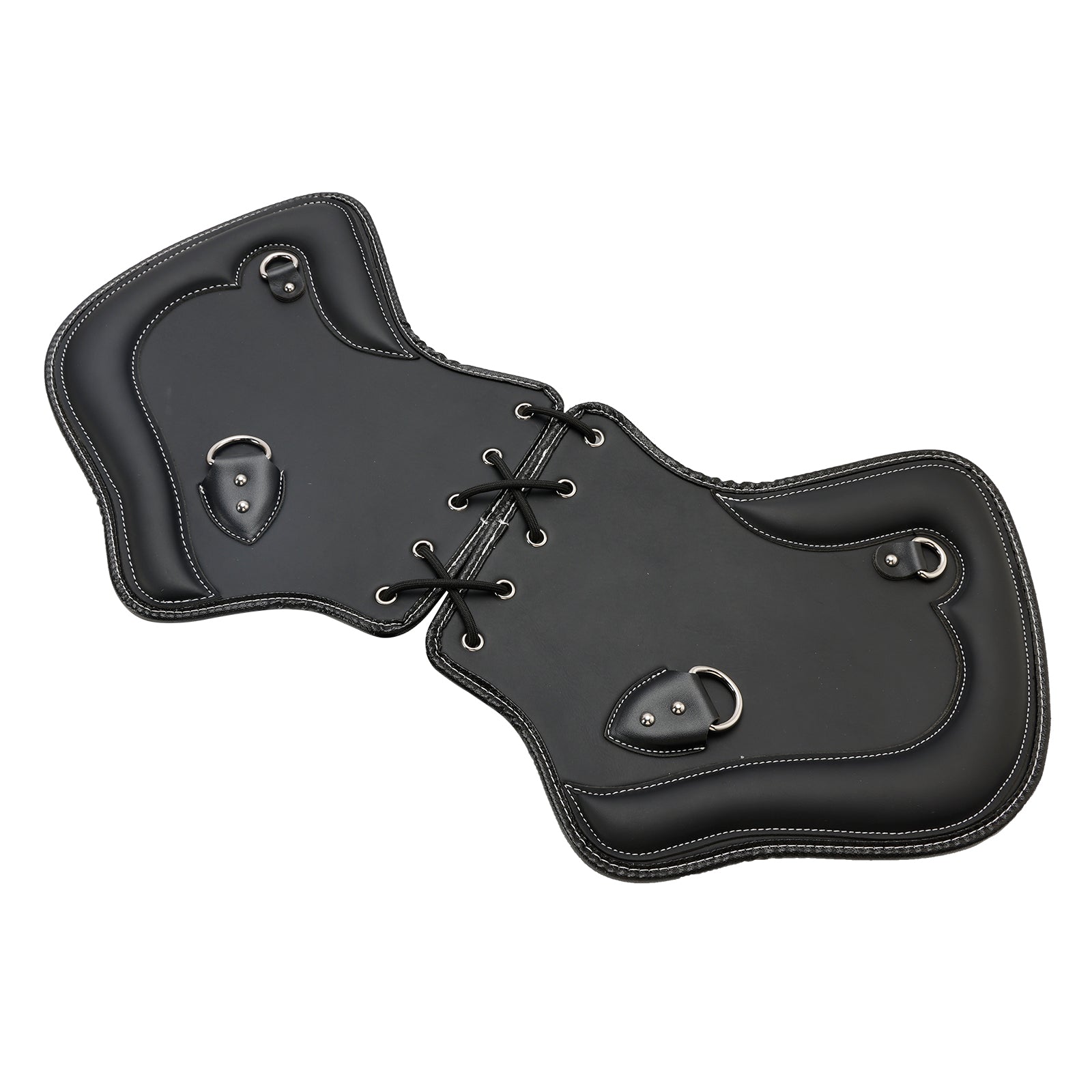 1985-2017 Touring, Softail, Dyna or Sportster Bikes Pair Cnc Heat Shield Saddle Protector Blackb Brown