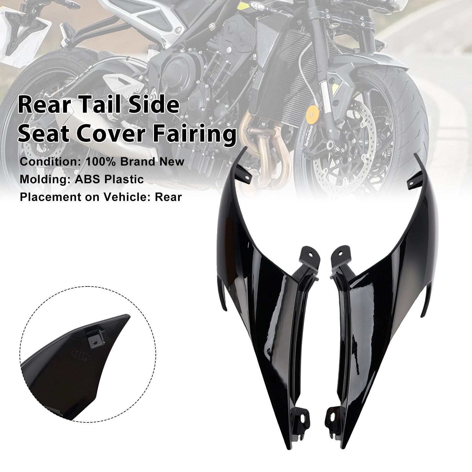 2020-2025 Street Triple 765 R RS Rear Tail Side Seat Cover Fairing