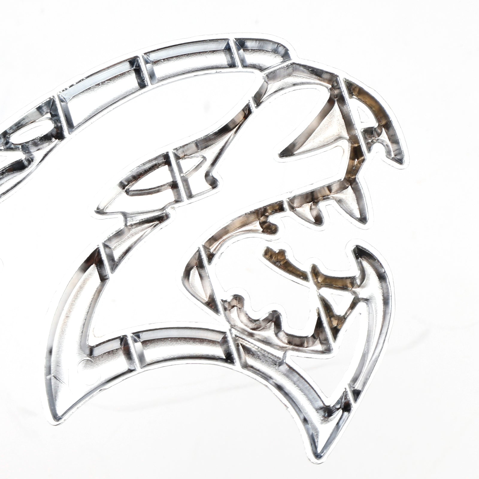 2x Hellcat Fender Side Emblem Badge Decal for SRT Hellcat Silver