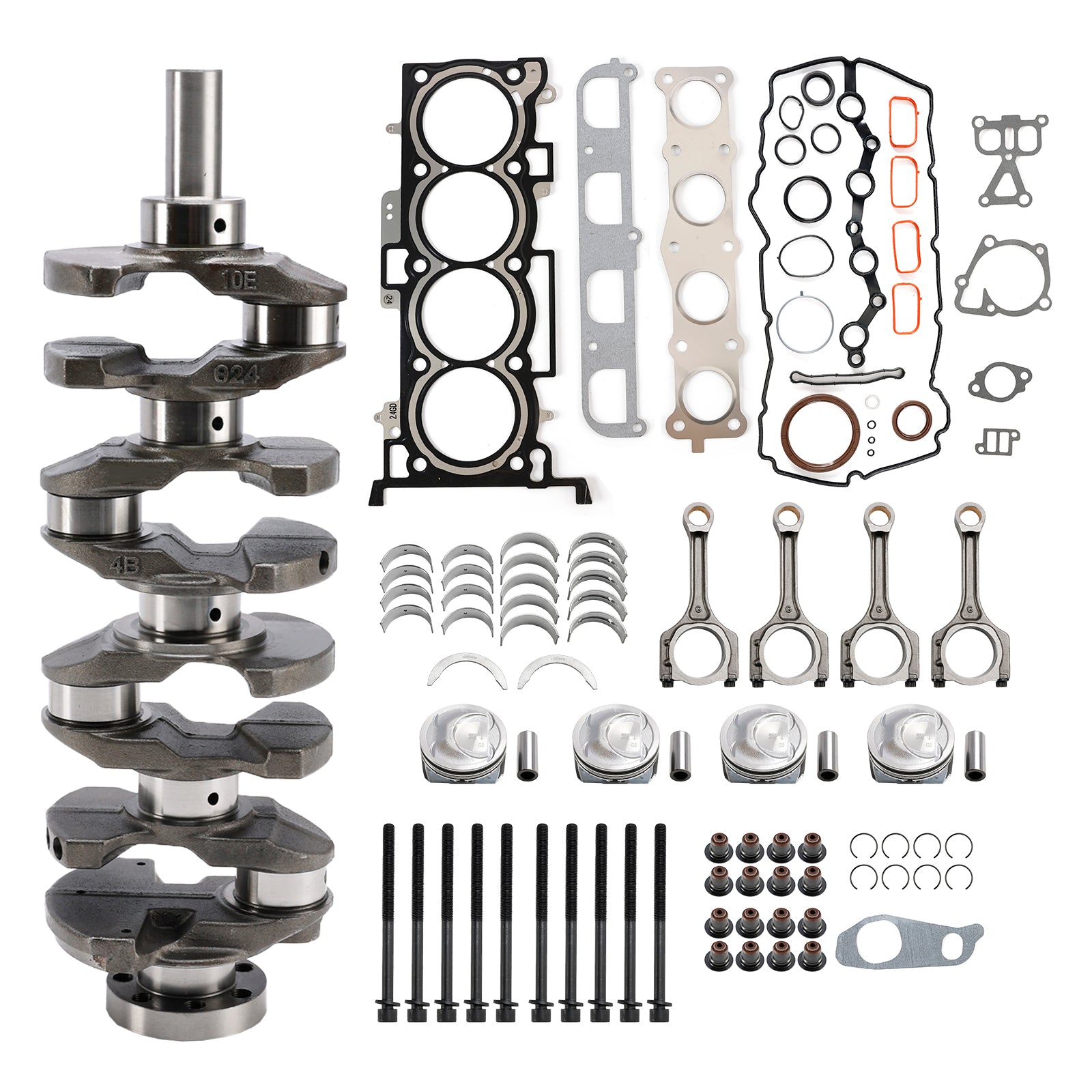 G4KJ 2.4L Engine Overhaul Rebuild Kit Crankshaft Rods for HYUNDAI KIA Sorento