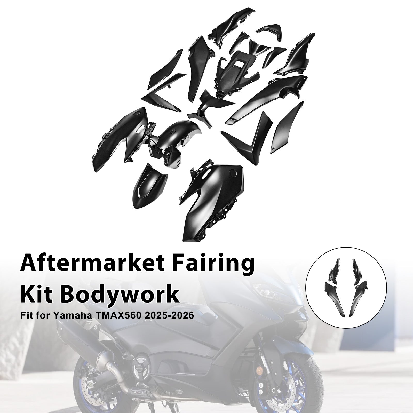 2025-2026 for Yamaha TMAX560 Injection Bodywork Fairing Kit